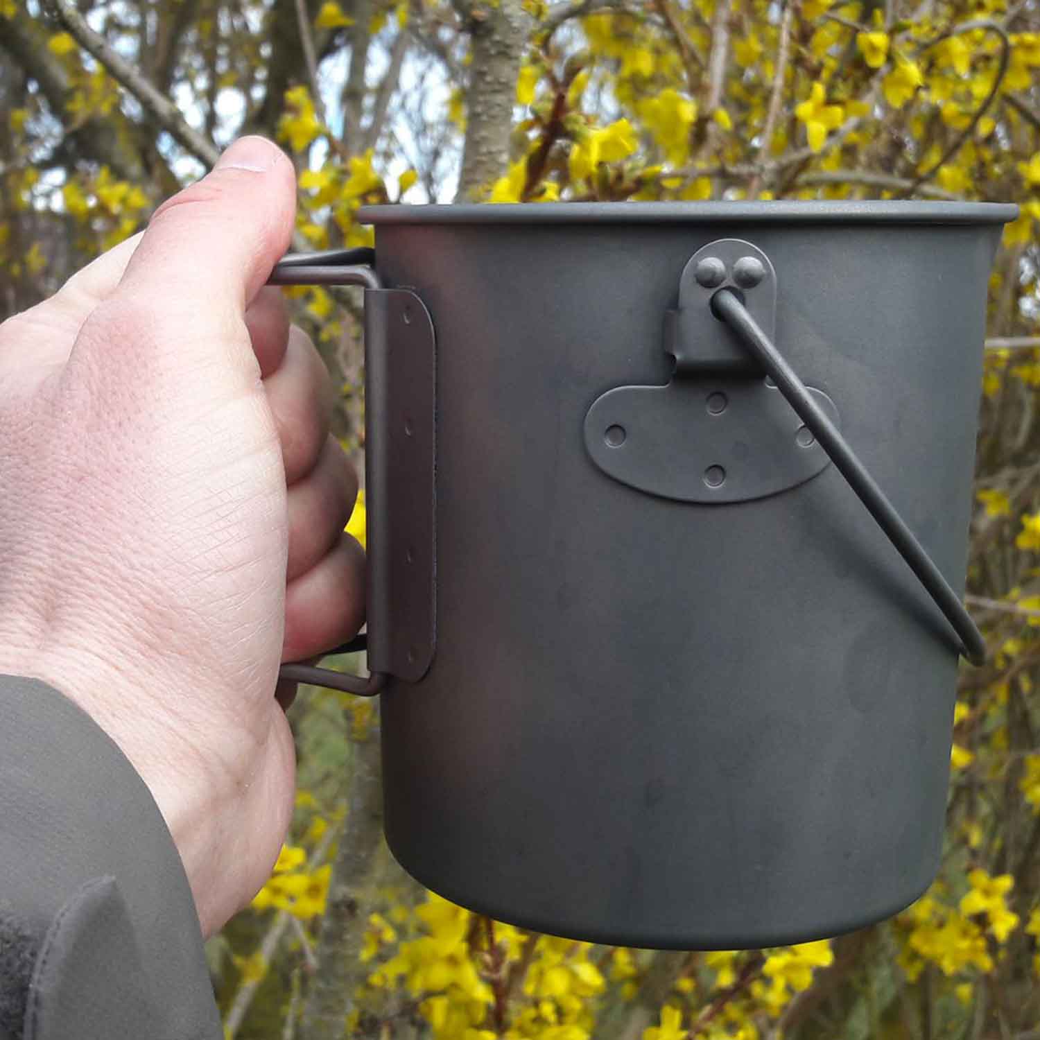 Origin Outdoors Titan French Press – 3 in 1 Kaffeepresse, Topf & Becher – Detailansicht