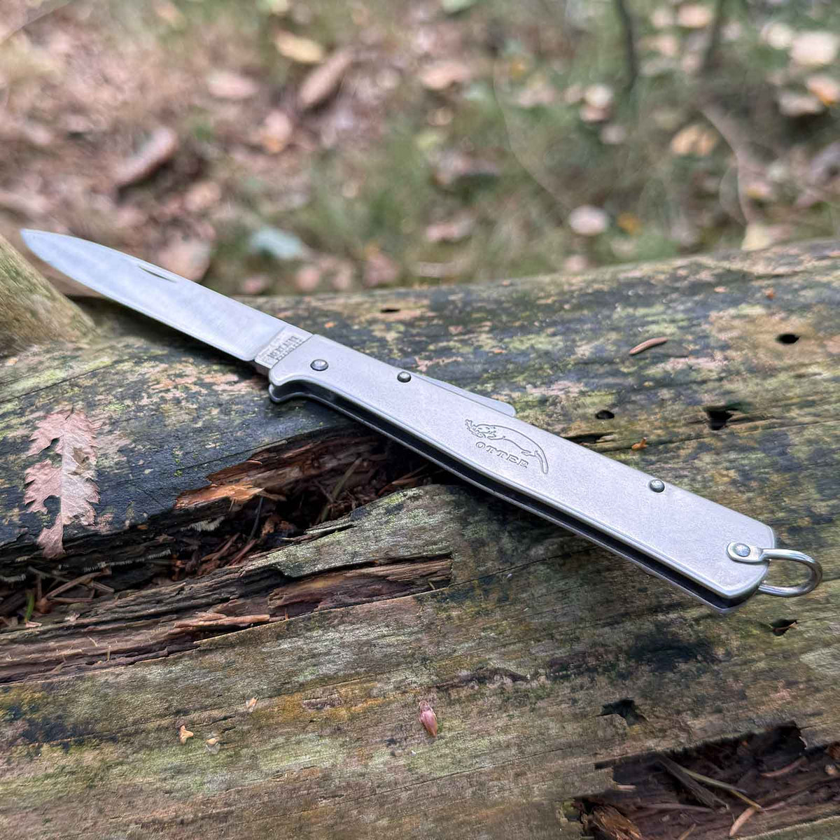 Otter Mercator Clip Edelstahl – Taschenmesser mit 90 mm Klinge (10-836 rg R)