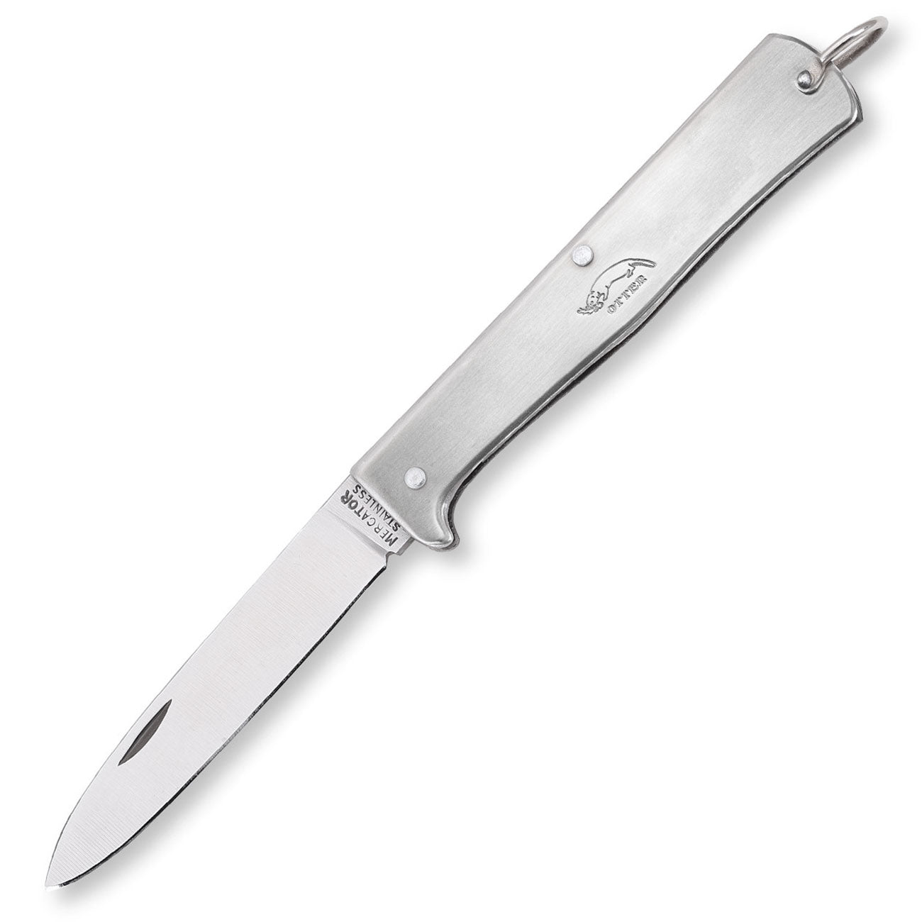 Otter Mercator klein - Edelstahl Taschenmesser, rostfreie Klinge (10-801 rg R)