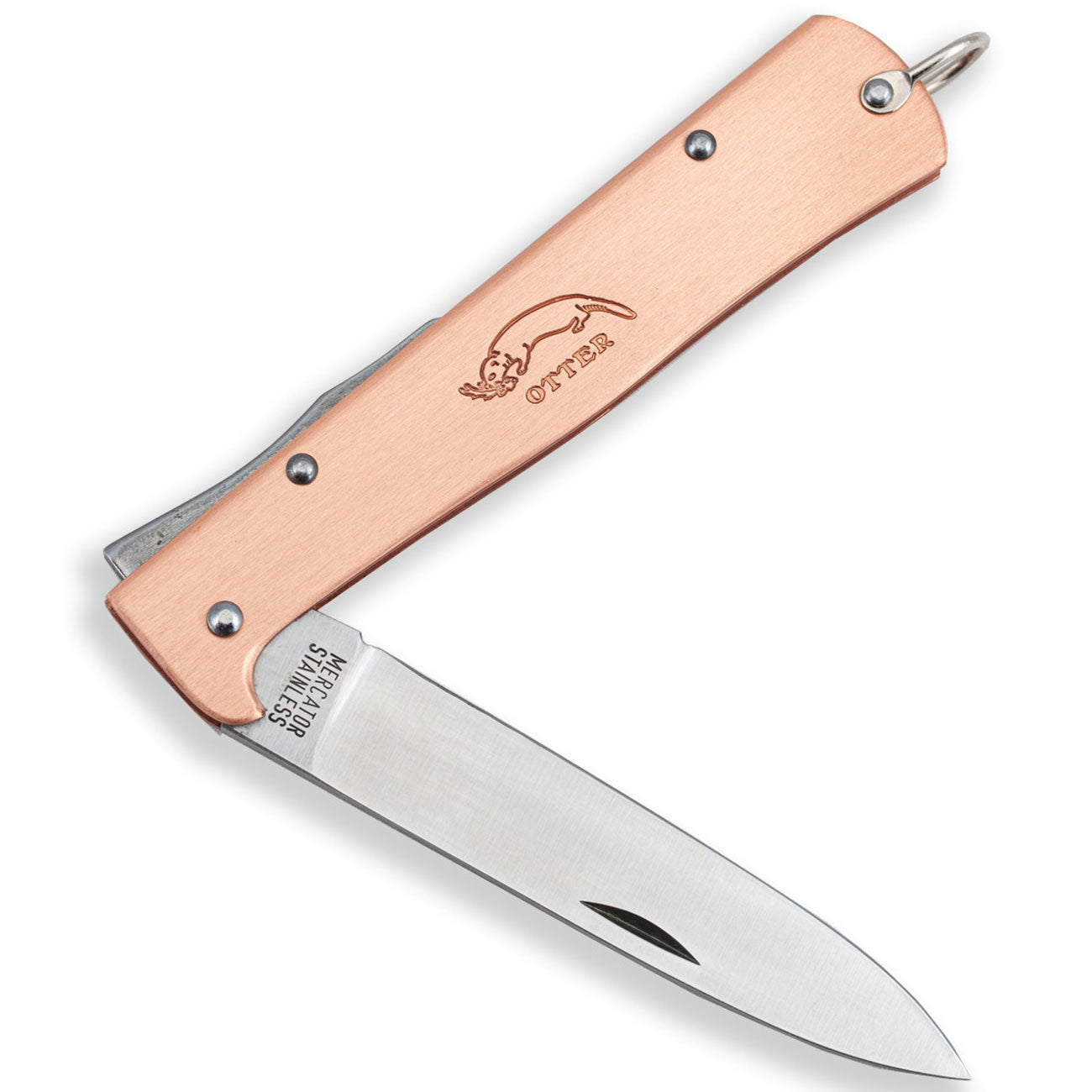 Otter Mercator Kupfer Taschenmesser (10-626 rg) – Detailansicht