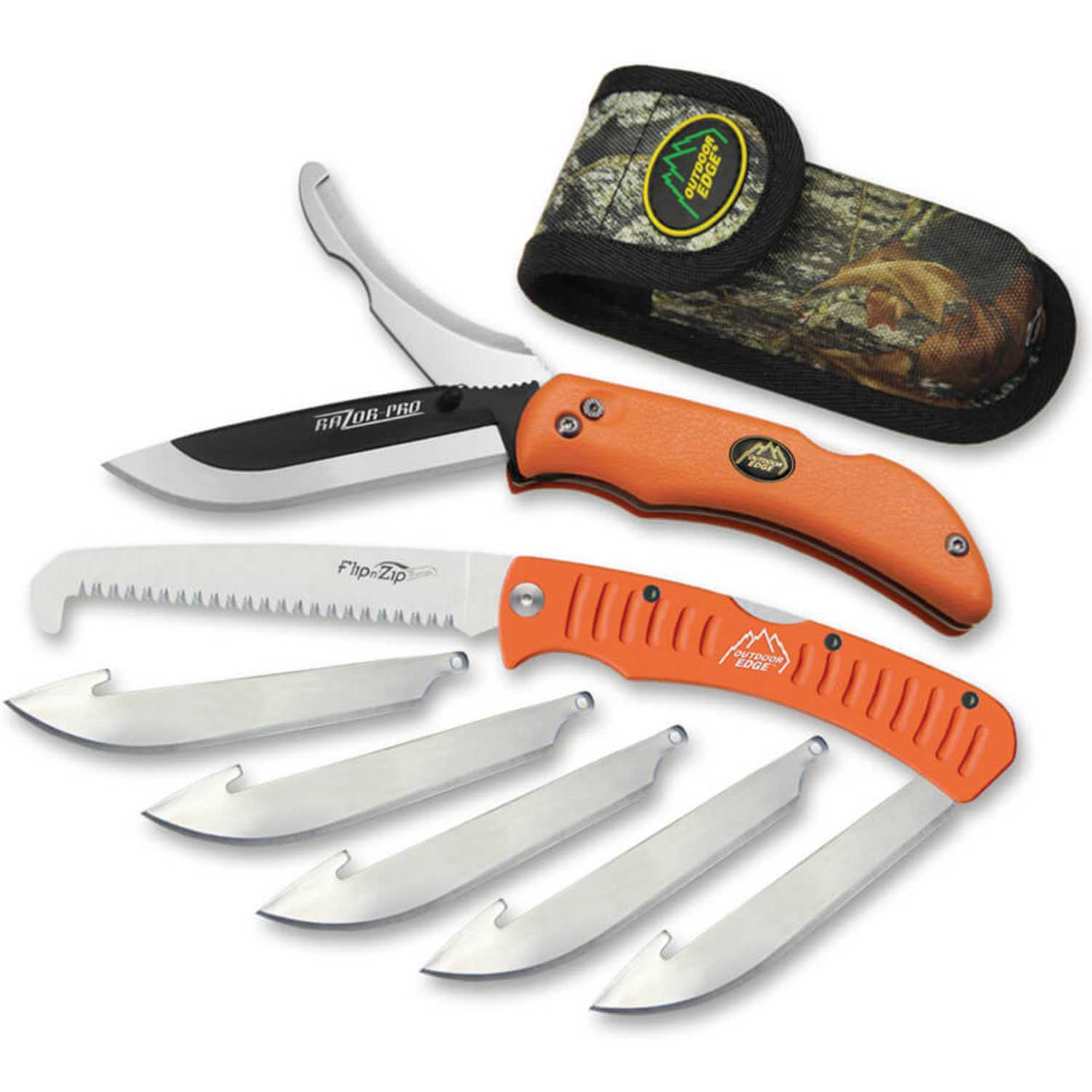 Outdoor Edge RazorPro Saw Combo – Aufbrechmesser-Set für Jäger