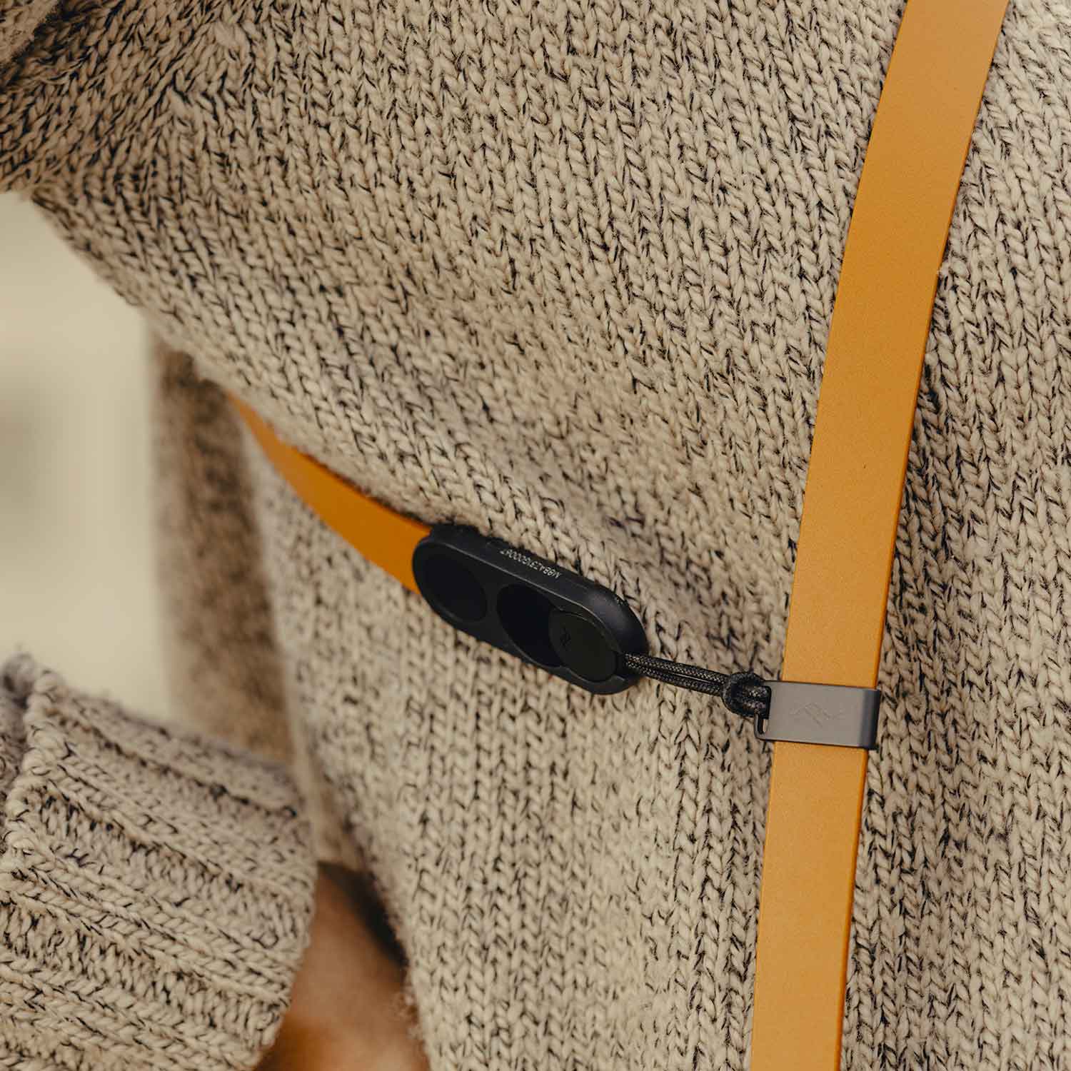 Peak Design Cuff Leather – Elegante Leder-Handschlaufe für Kameras – Detailansicht