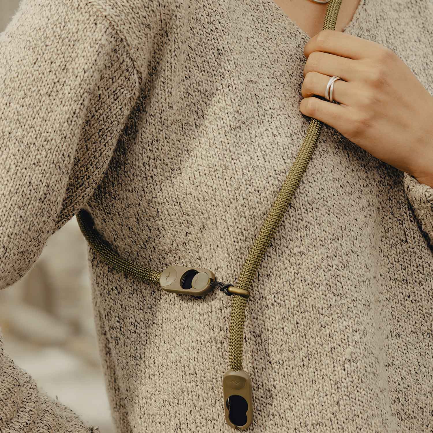 Peak Design Form Rope Strap Standard – Kamera kameratragegurt olivgrün grün