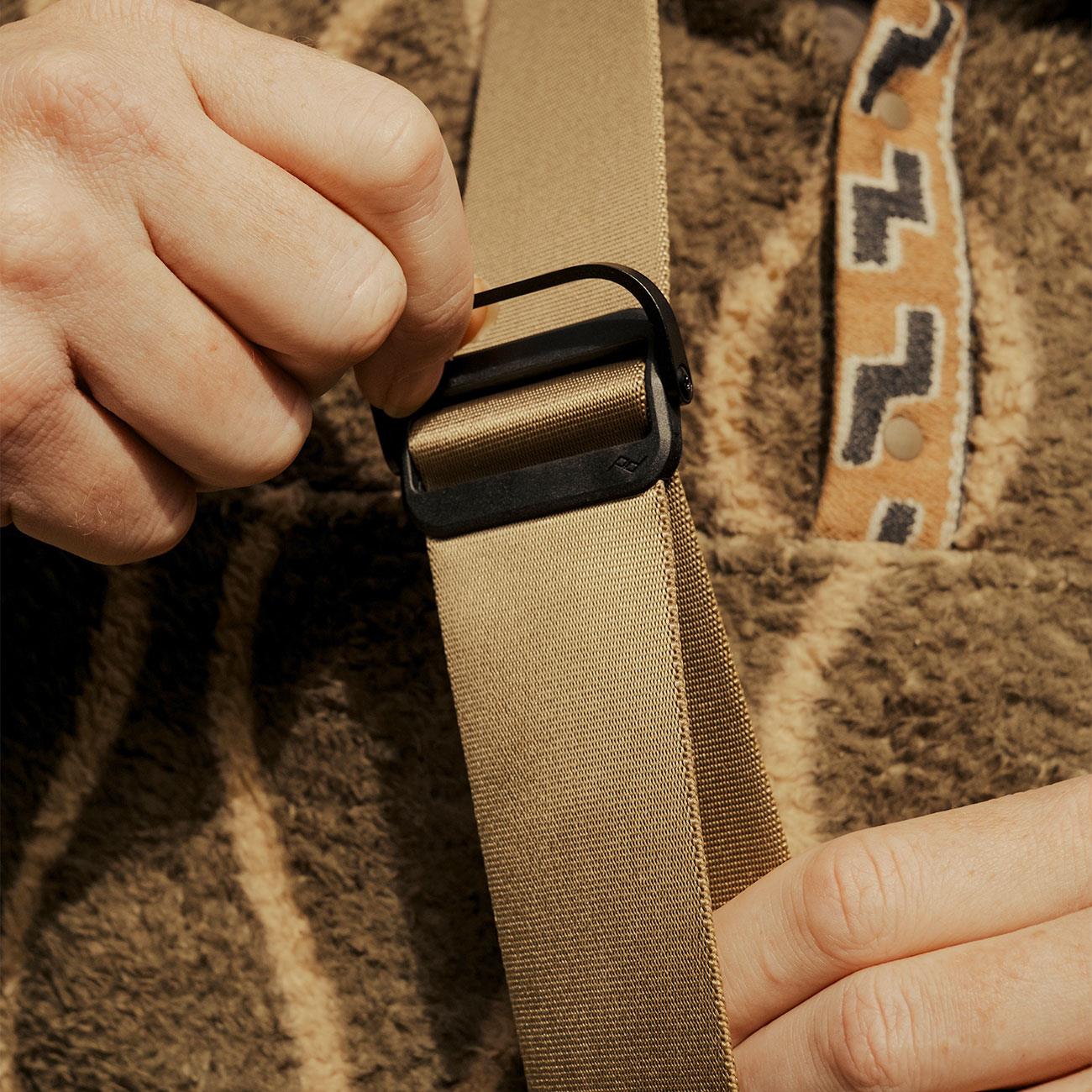 Peak Design Slide – Kameragurt für DSLR & Systemkamera 4 – Gurt strap coyote-braun braun verstellbarer slr