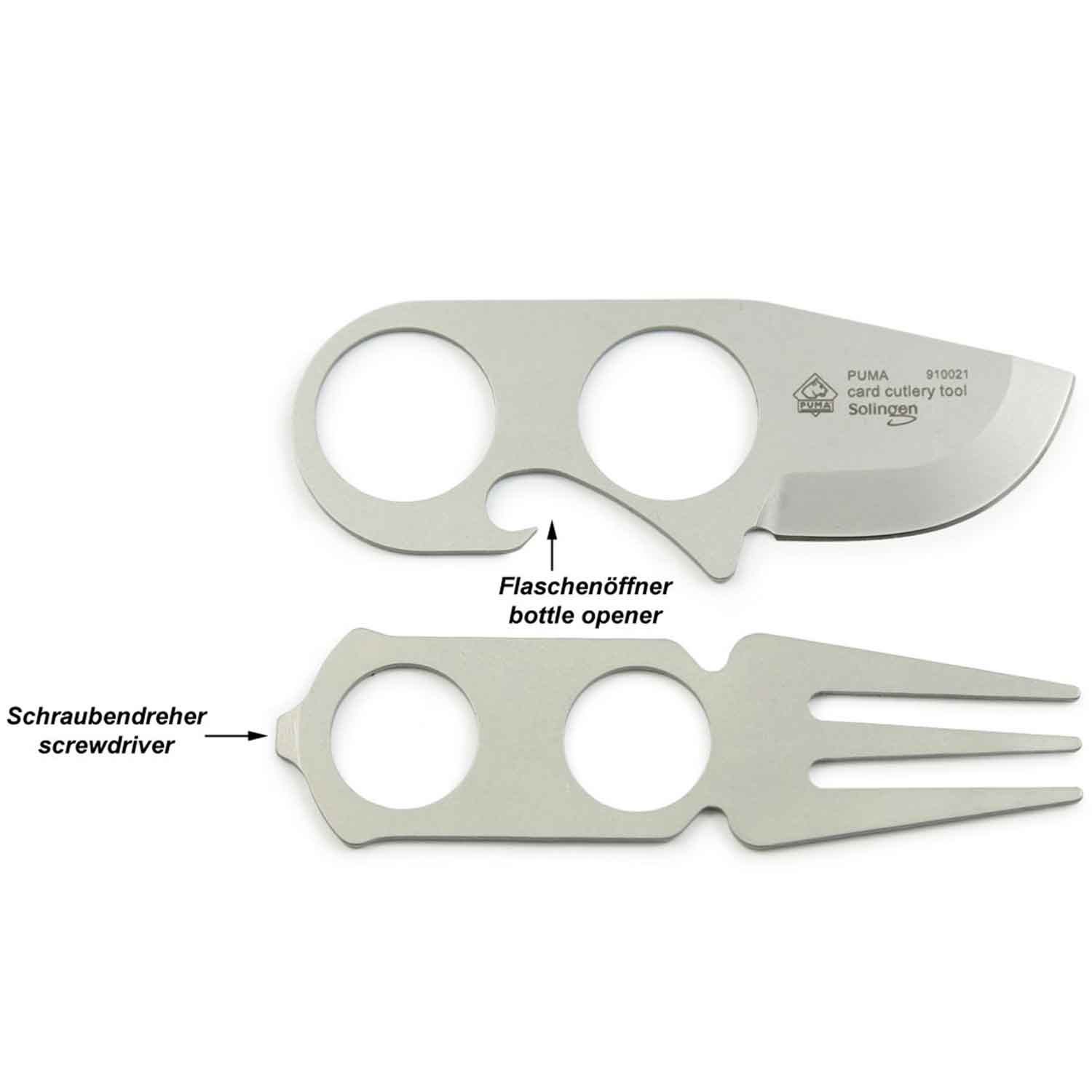 Puma Card Cutlery Tool – 4-in-1-Reisebesteck für Minimalisten