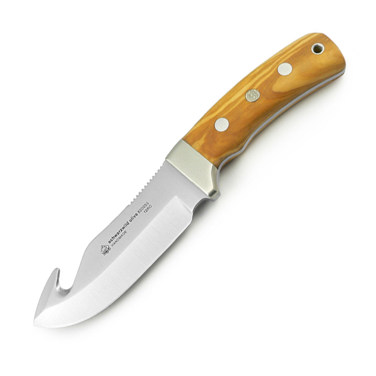 Puma IP Schwarzwild Jagdmesser mit Olivenholzgriff – Detailansicht