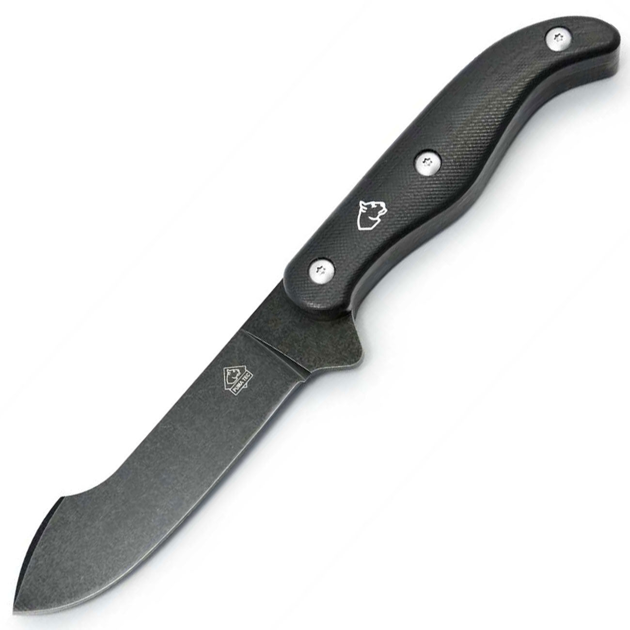 Puma TEC Predator G10 Schwarz – Outdoormesser mit 9Cr14MoV-Klinge & Lederscheide
