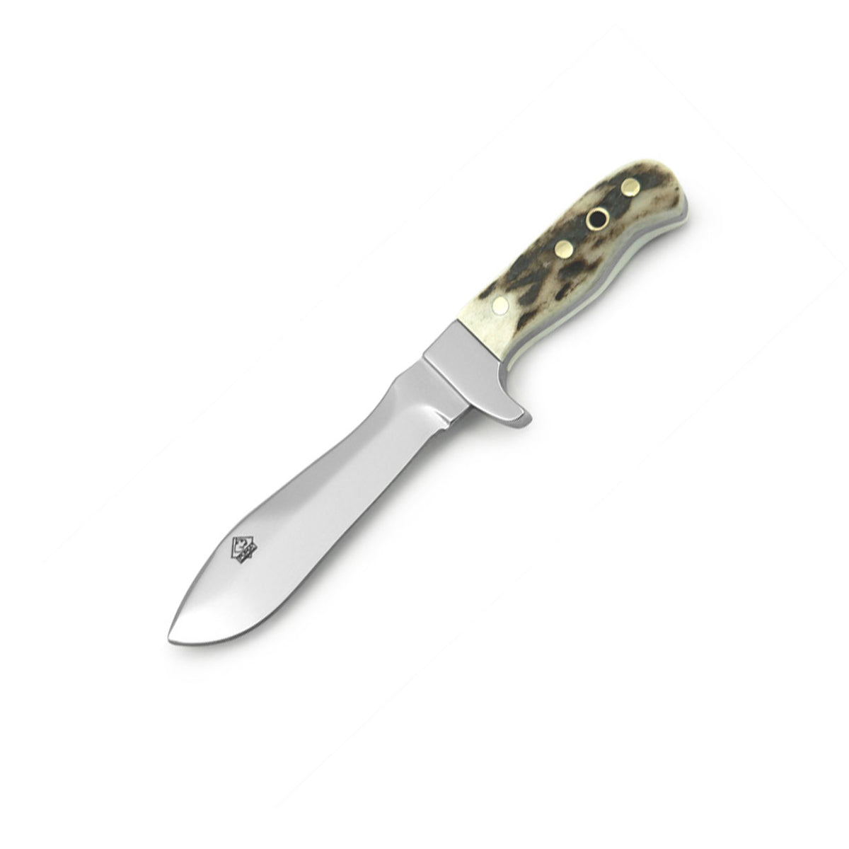 Puma Mini White Hunter – Miniatur-Messer mit Hirschhorngriff & Lederscheide