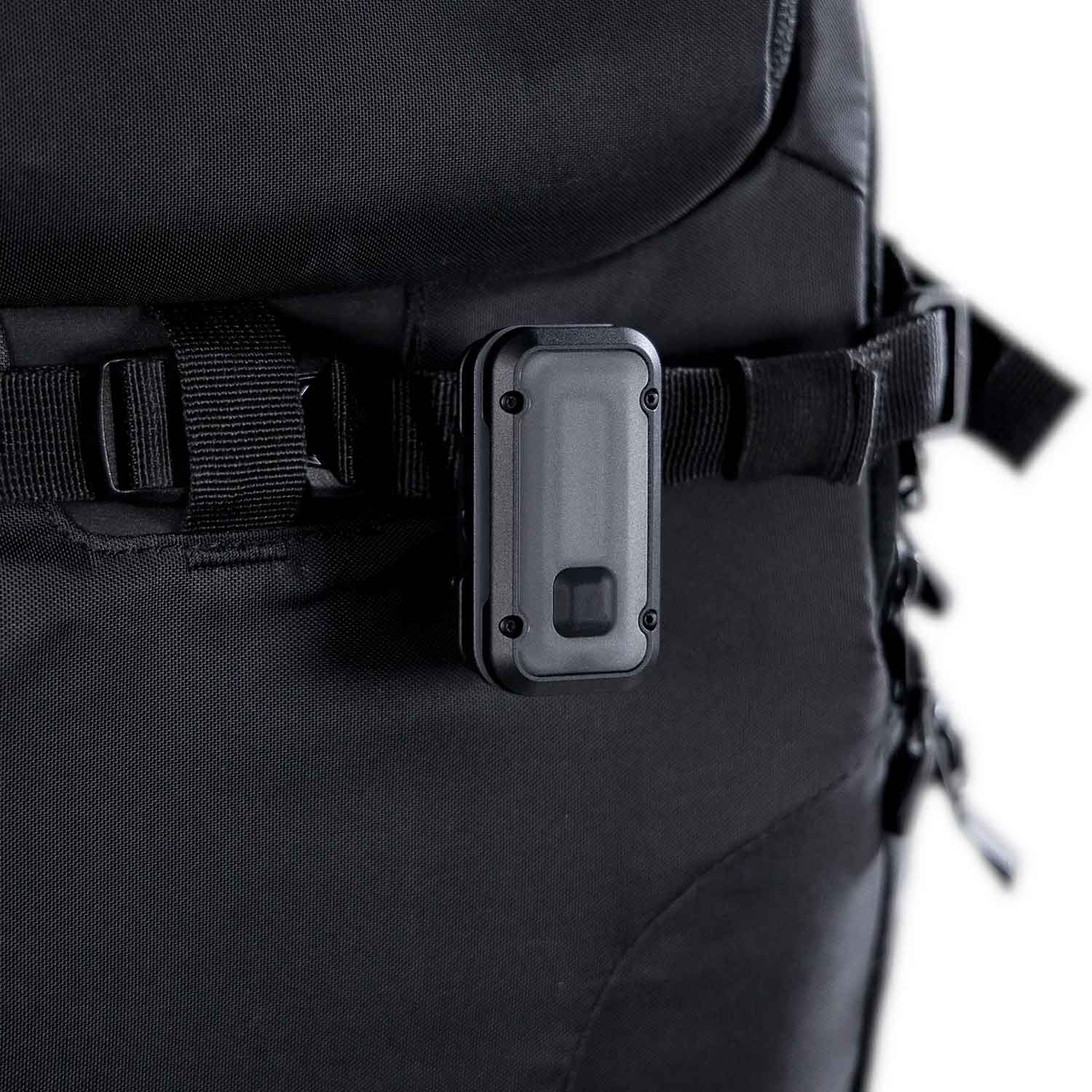 Lupine Rotlicht Pro Backpack Mount – Sicherer Rucksackhalter mit Clip – Detailansicht
