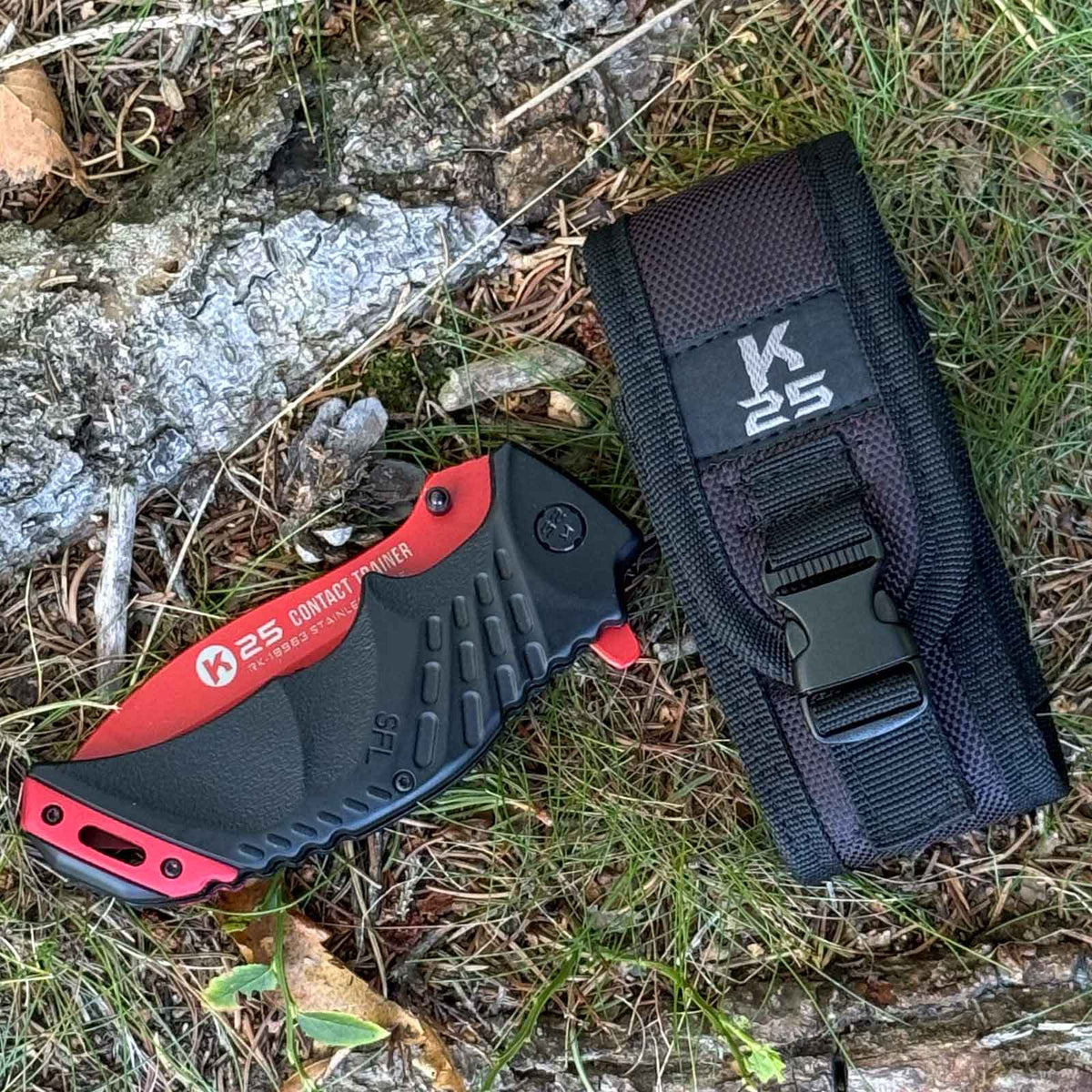 K25 Pocket Knife Trainer Trainingsmesser inkl. Nylonetui