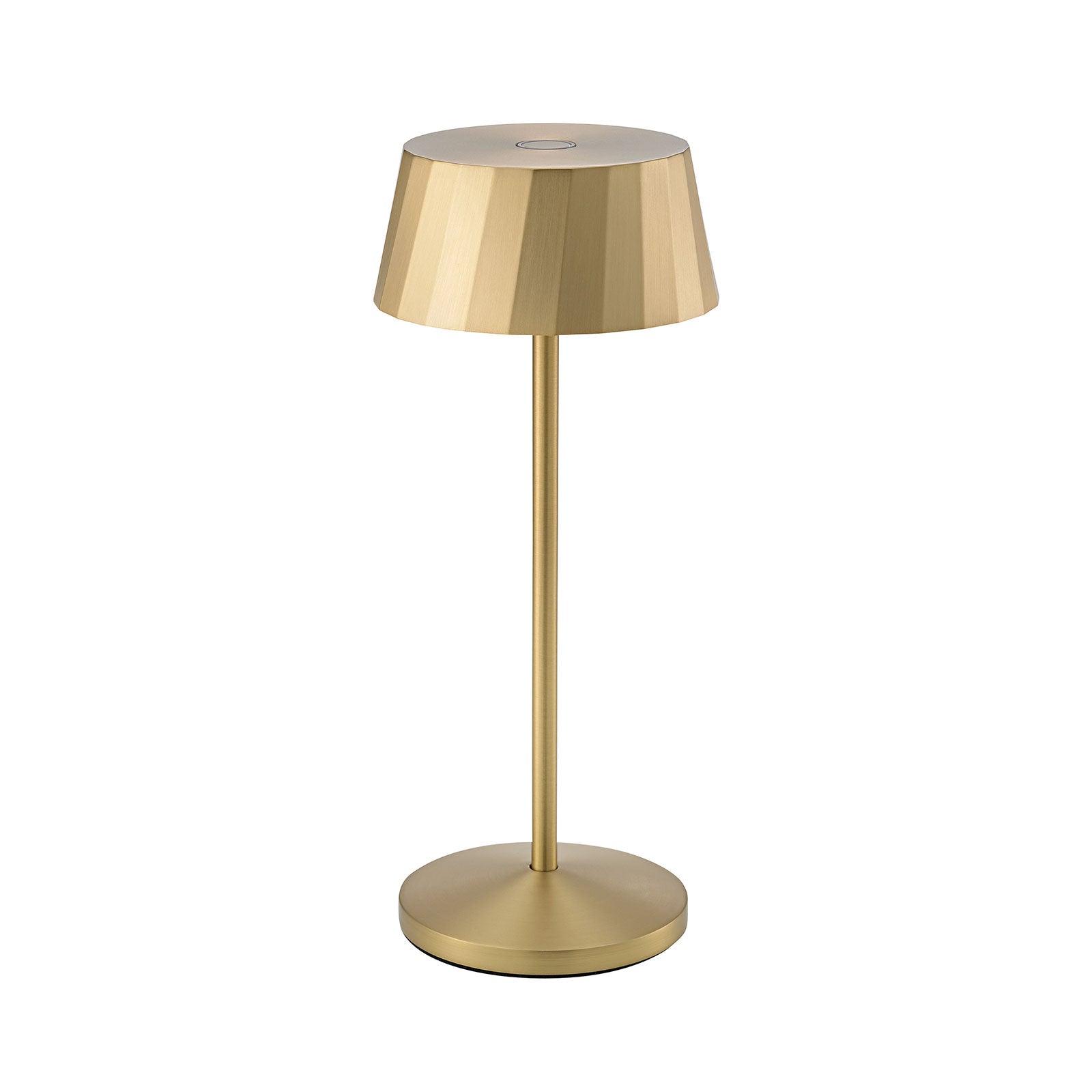 Sigor Facetta – Akku-Tischleuchte – Goldfarben usb