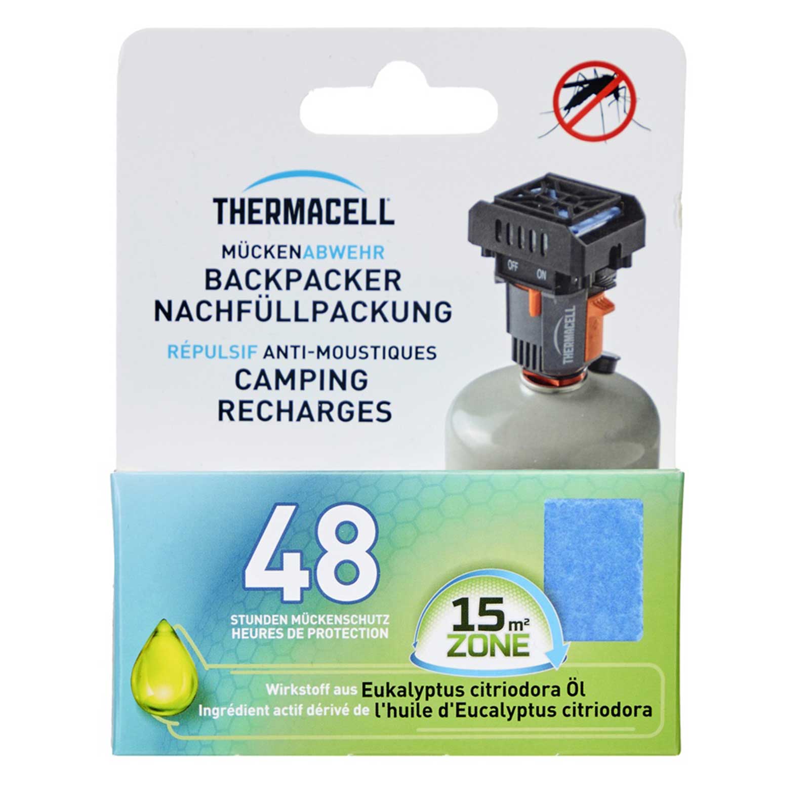 Thermacell M-48 Nachfüllpack Mückenabwehr PT-19 für Backpacker