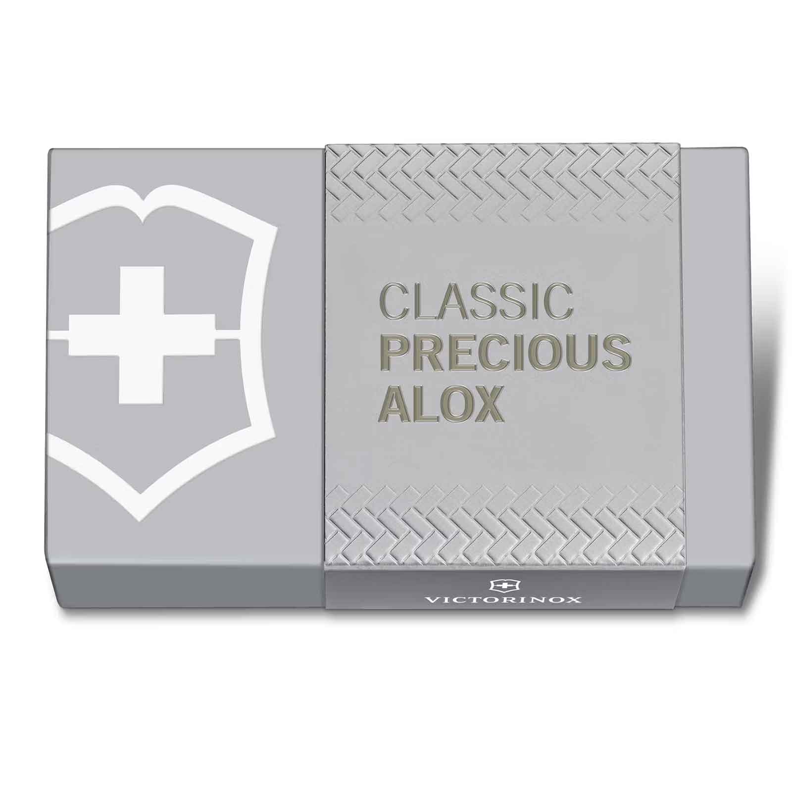 Victorinox Classic Precious Alox Infinite Grey – Taschenmesser mit 5 Funktionen