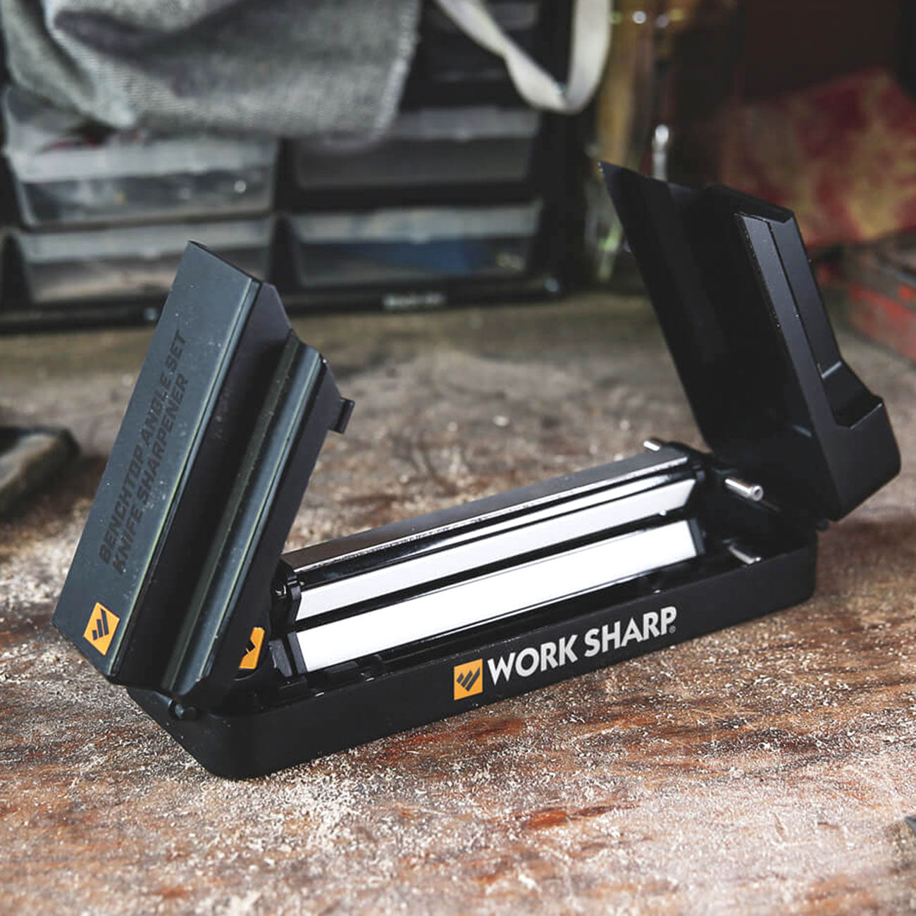 Work Sharp Angle Set Knife Sharpener – Manueller Messerschärfer mit einstellbarem Schleifwinkel – Detailansicht