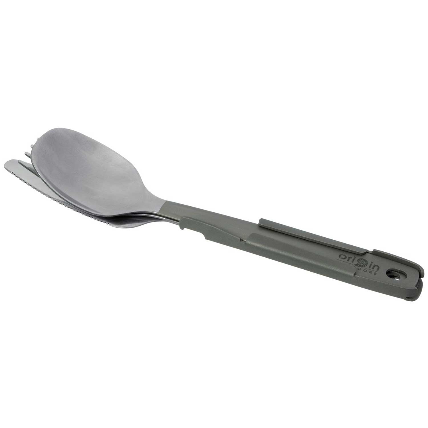 Origin Outdoors Bundeswehrbesteck – 4-teiliges Titan-Besteckset – Detailansicht
