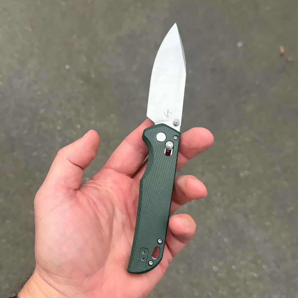 Böker Modern Exskelibur – Taschenmesser mit BKR-10 Klinge, Micarta & Crossbar Lock