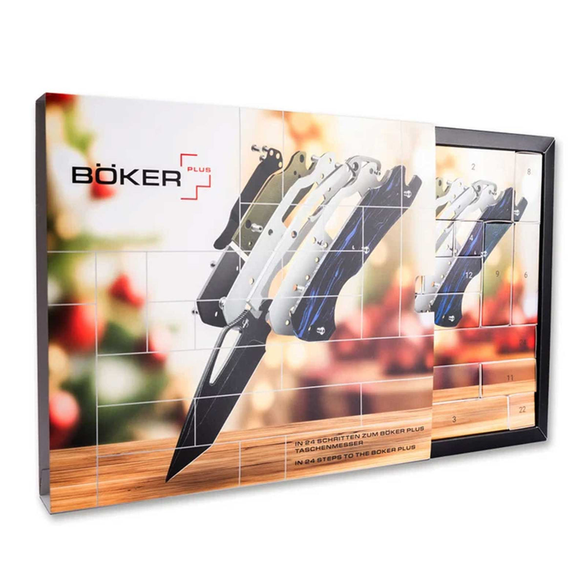 Böker Plus Adventskalender 2026 DTK – Taschenmesser-Bausatz mit 24 Türchen