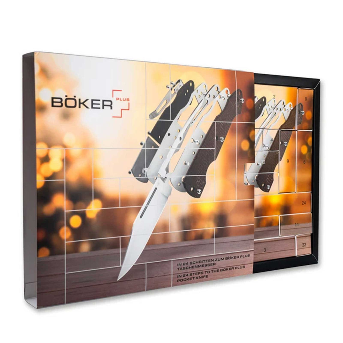Böker Plus Adventskalender 2026 Gent – Taschenmesser-Bausatz mit 24 Türchen