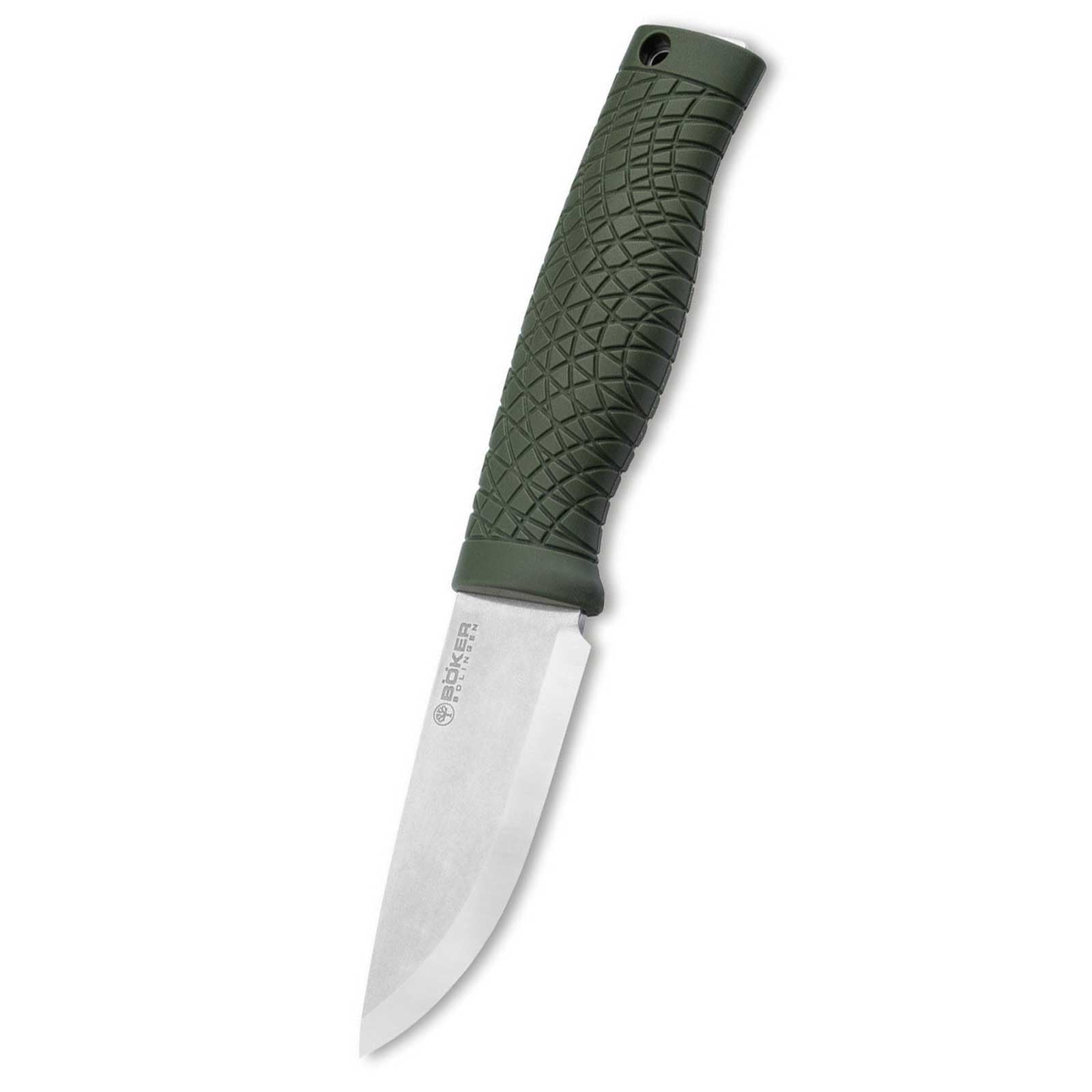 Böker Bronco Mini CPM3V Green Scandi Fahrtenmesser