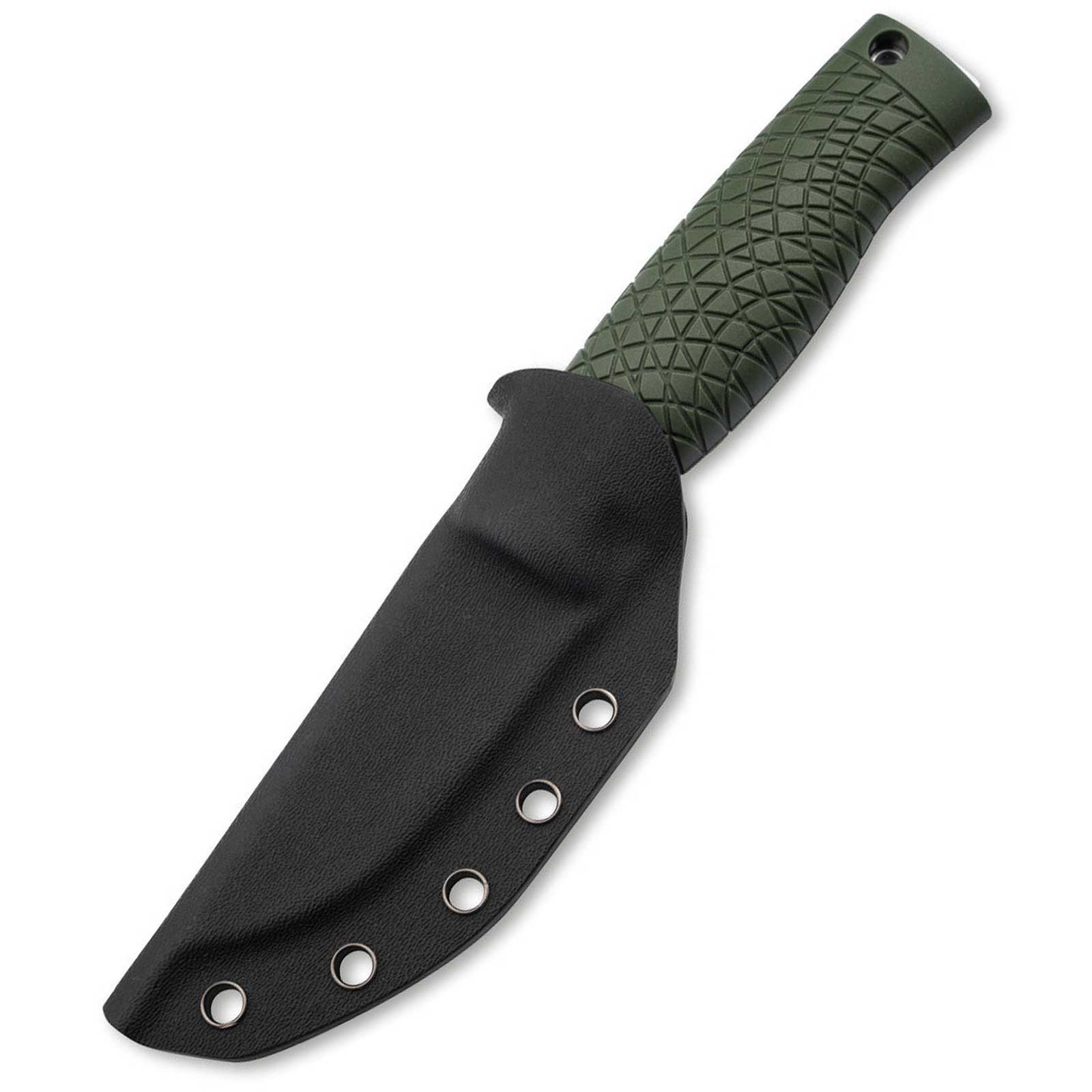 Böker Bronco Mini CPM3V Green Scandi Fahrtenmesser