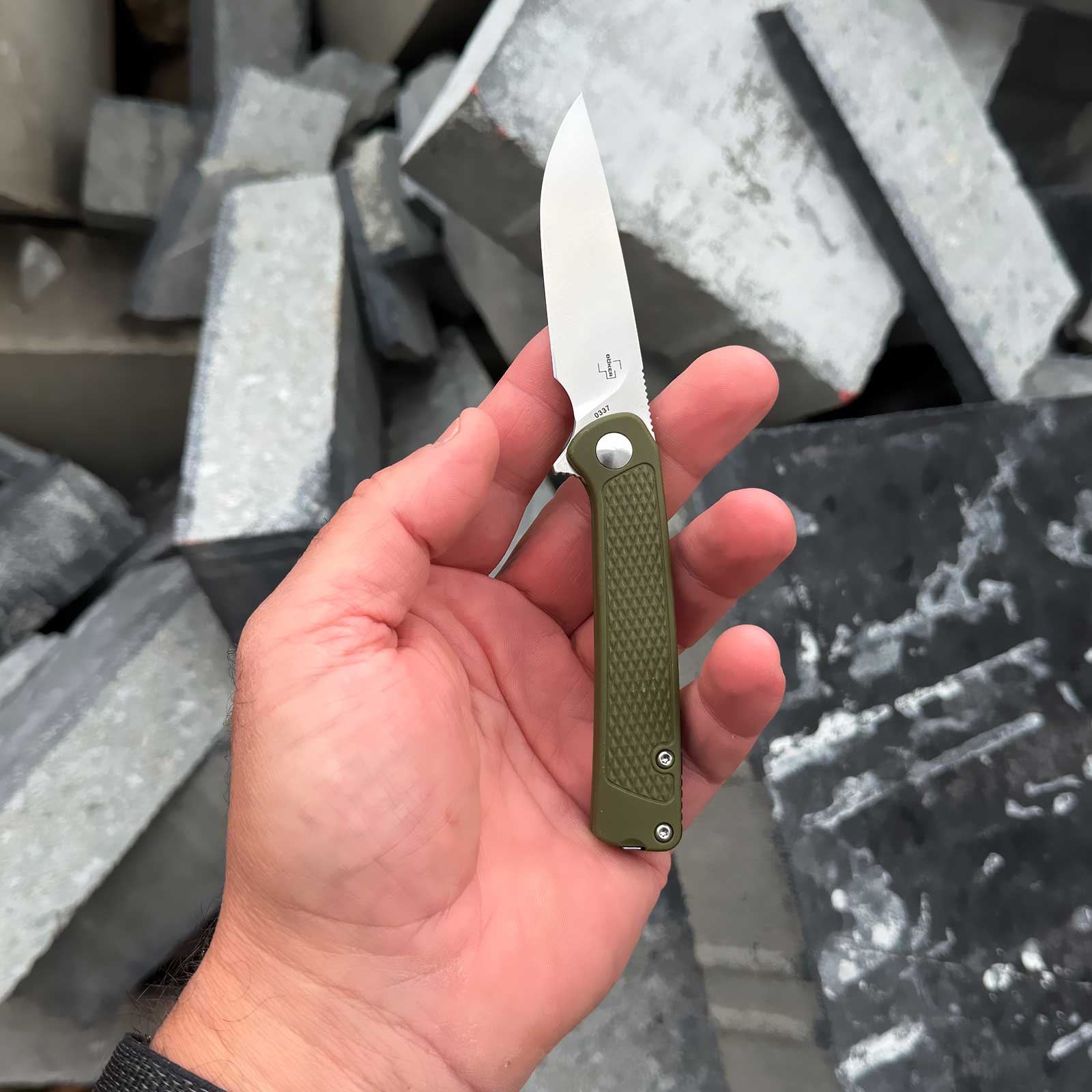 Böker Plus Fire Ant Green Taschenmesser