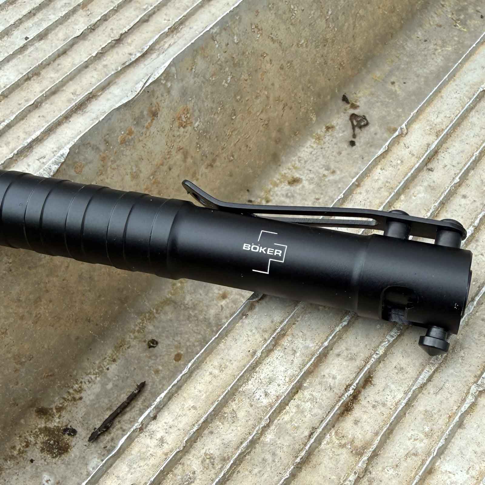 Böker Plus K.I.D. cal .50 Black – Tactical Pen  - Detailansicht hinten