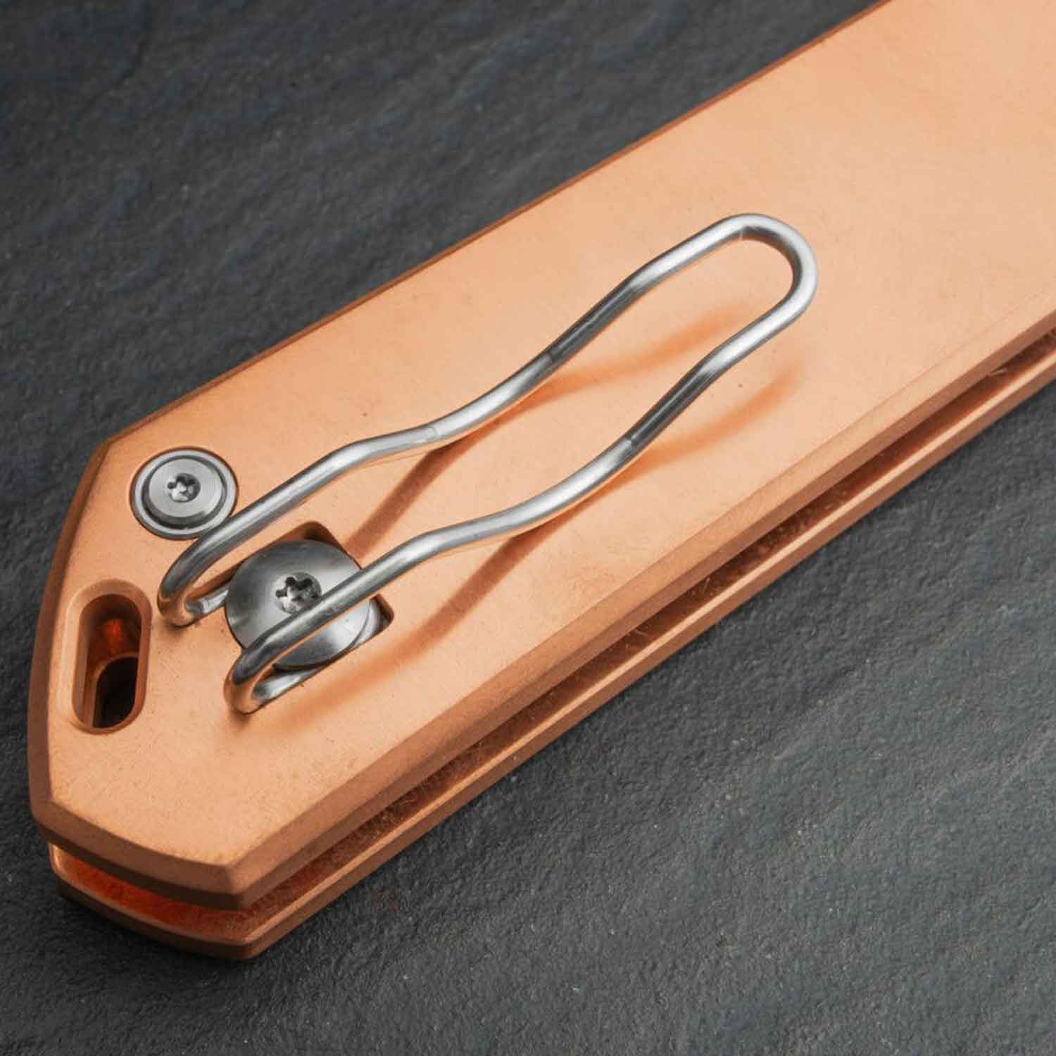 Böker Plus Kihon Assisted Copper – Taschenmesser mit Kupfergriff – Detailansicht