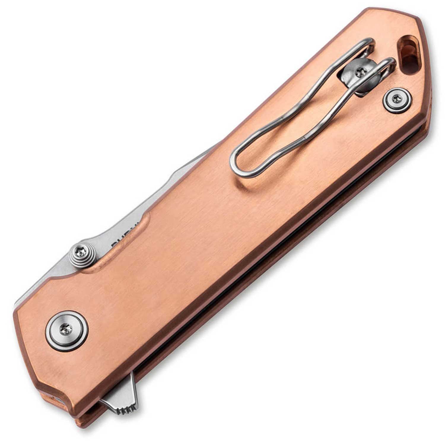 Böker Plus Kihon Assisted Copper – Taschenmesser mit Kupfergriff – Detailansicht