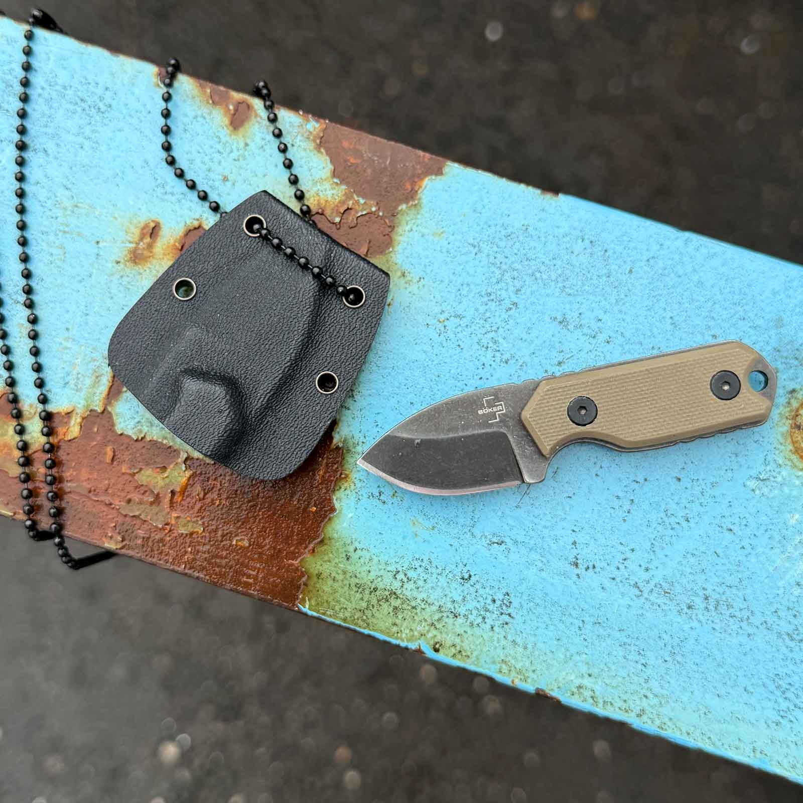 Böker Plus Li’l Friend Micro – Outdoormesser mit D2-Klinge & Kydexscheide