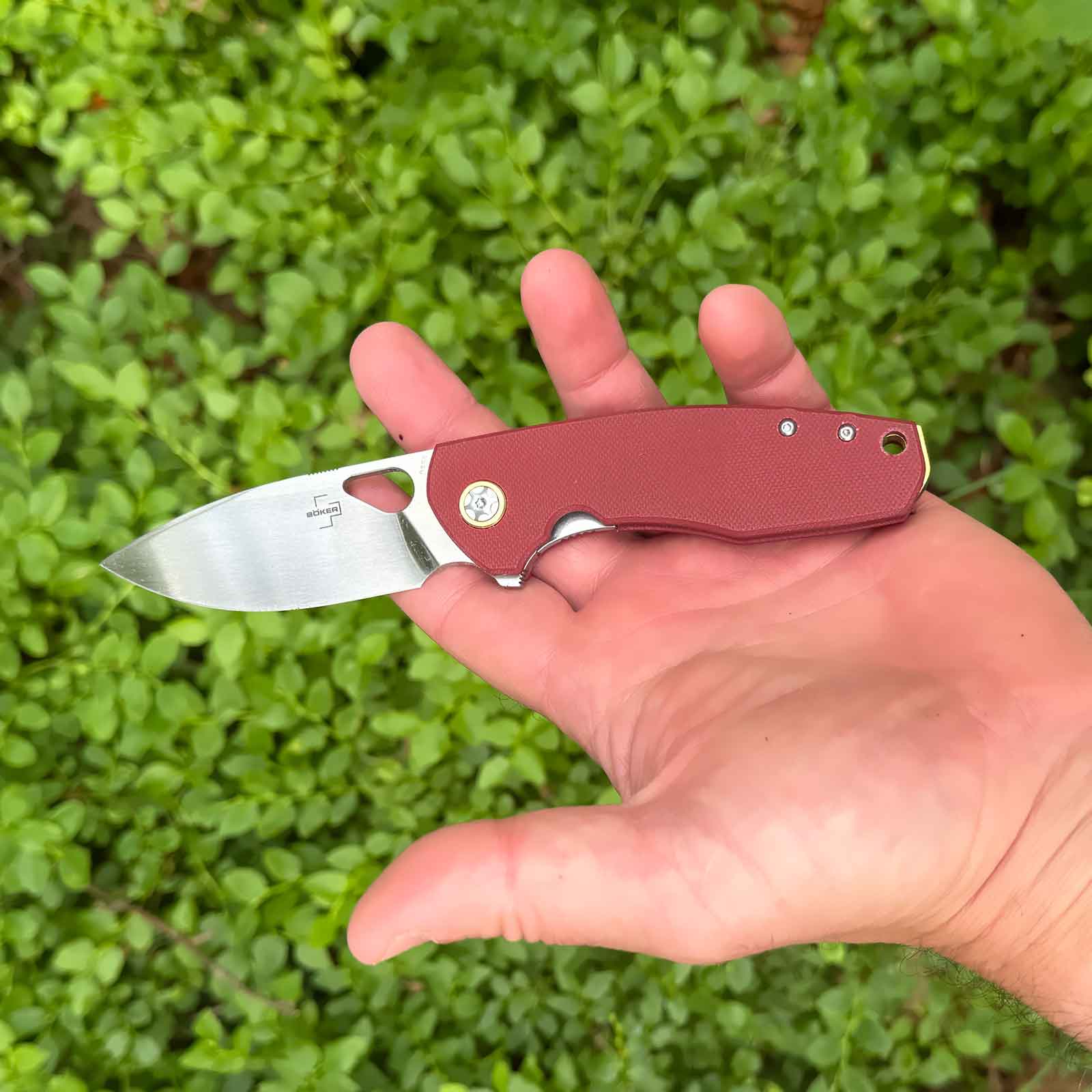 Böker Plus Little Friend – Taschenmesser mit CPM-S-35VN Klinge, G10 Griff & Clip