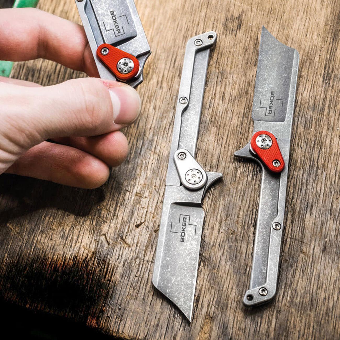 Böker Plus Fragment G10 - Taschenmesser mit Sheepfoot Klinge und Tip-Up Clip