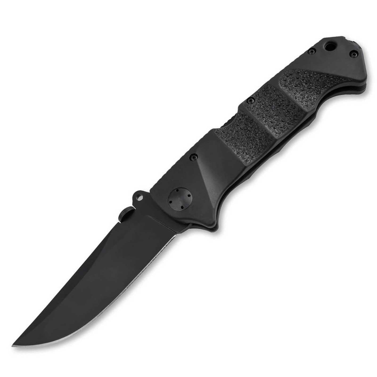 Böker Plus RBB 2.0 – Taschenmesser mit D2 Klinge, Backlock, Clip & Etui, schwarz