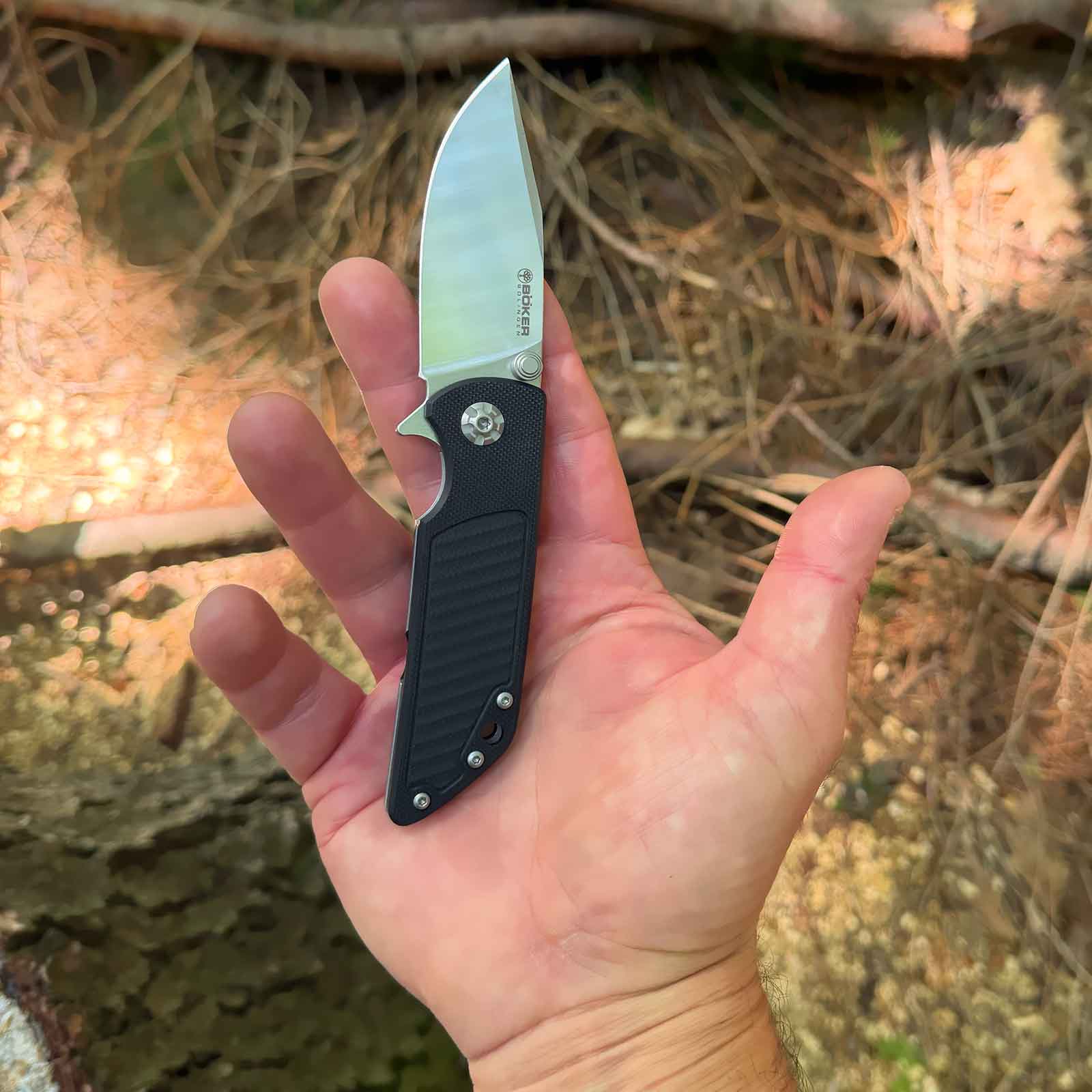 Böker Sherman EDC II G10 Black – Taschenmesser mit MagnaCut & Frame Lock