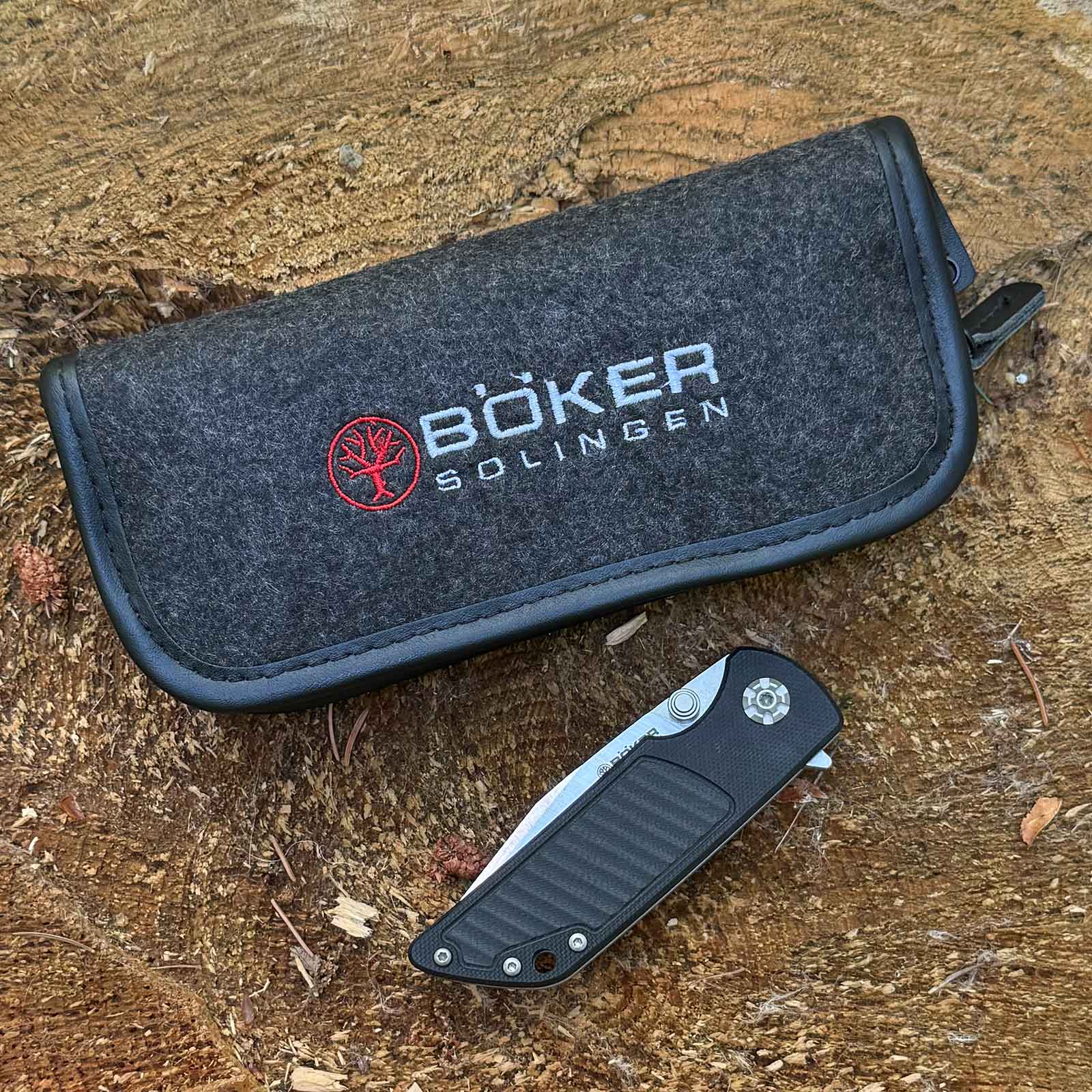 Böker Sherman EDC II G10 Black – Taschenmesser mit MagnaCut & Frame Lock