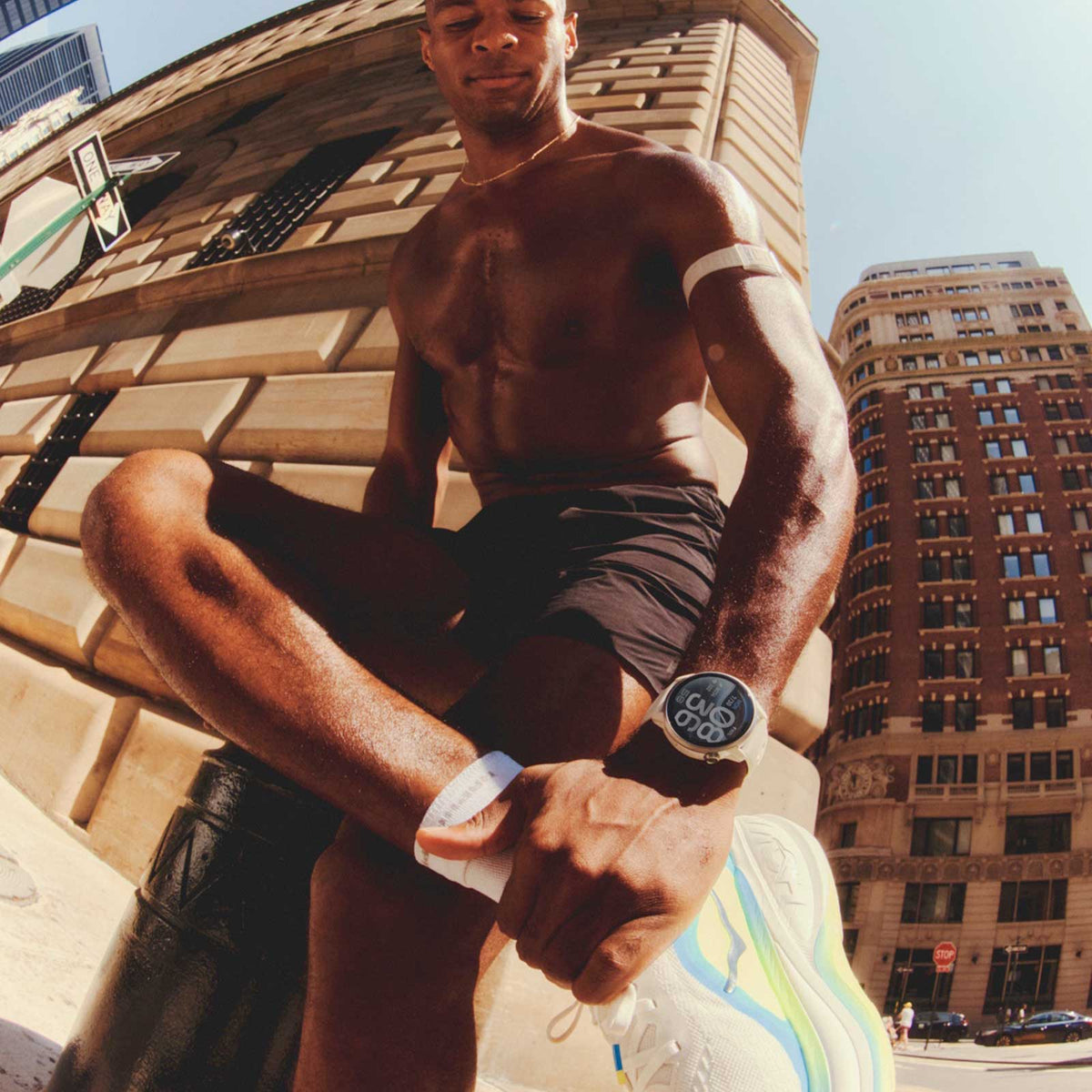 Coros Pace 4 PRO Sportuhr mit Silikonarmband