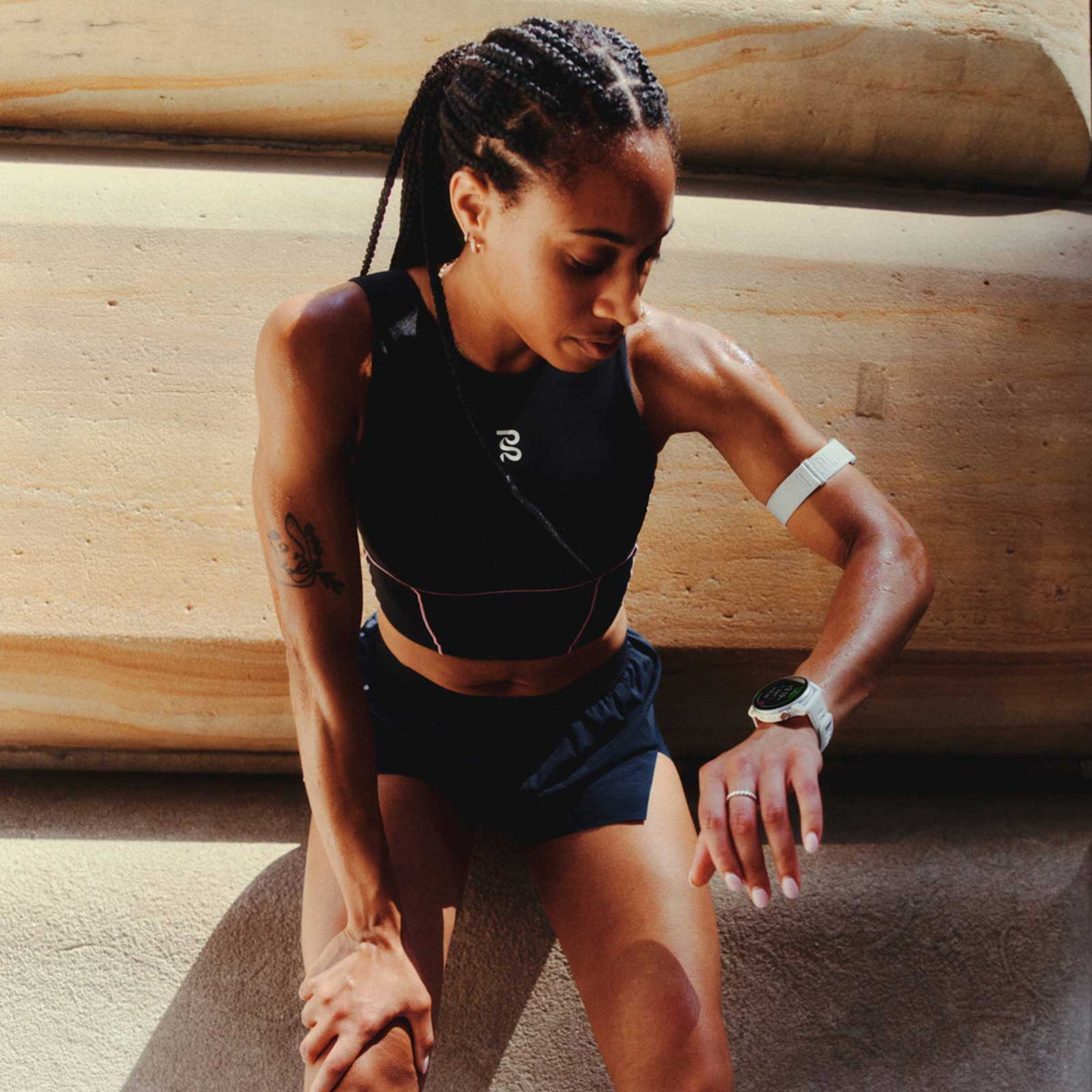 Coros Pace 4 PRO Sportuhr mit Silikonarmband