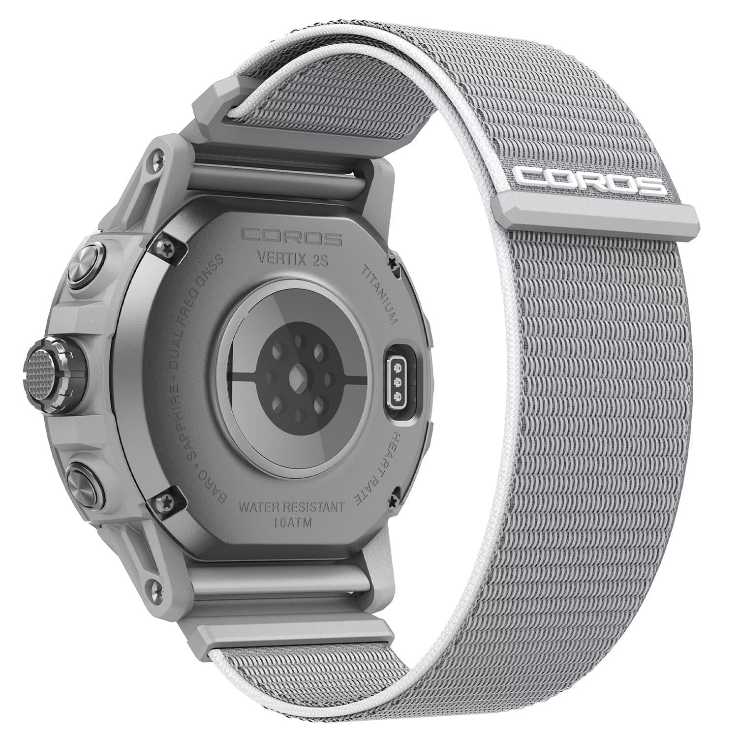 coros vertix 2s gps multisport trainingsuhr mit 2 armbandern moon grau