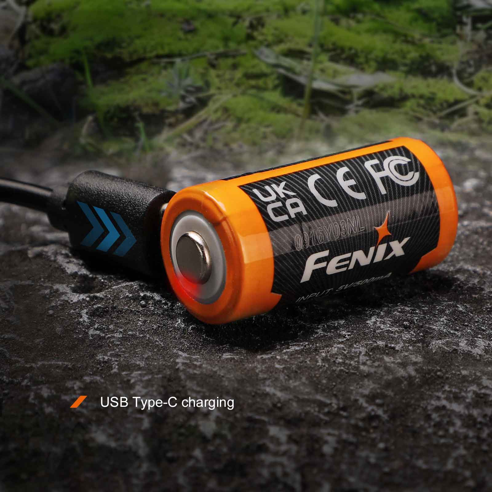 Fenix ARB-L16-1050UP – 16340 Li-Ion-Akku mit 1050 mAh & USB-C