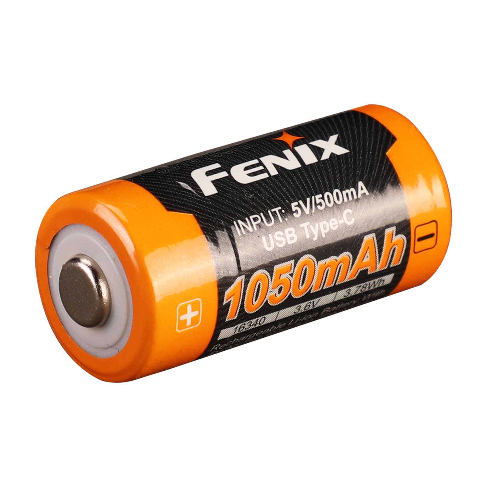 Fenix ARB-L16-1050UP – 16340 Li-Ion-Akku mit 1050 mAh & USB-C