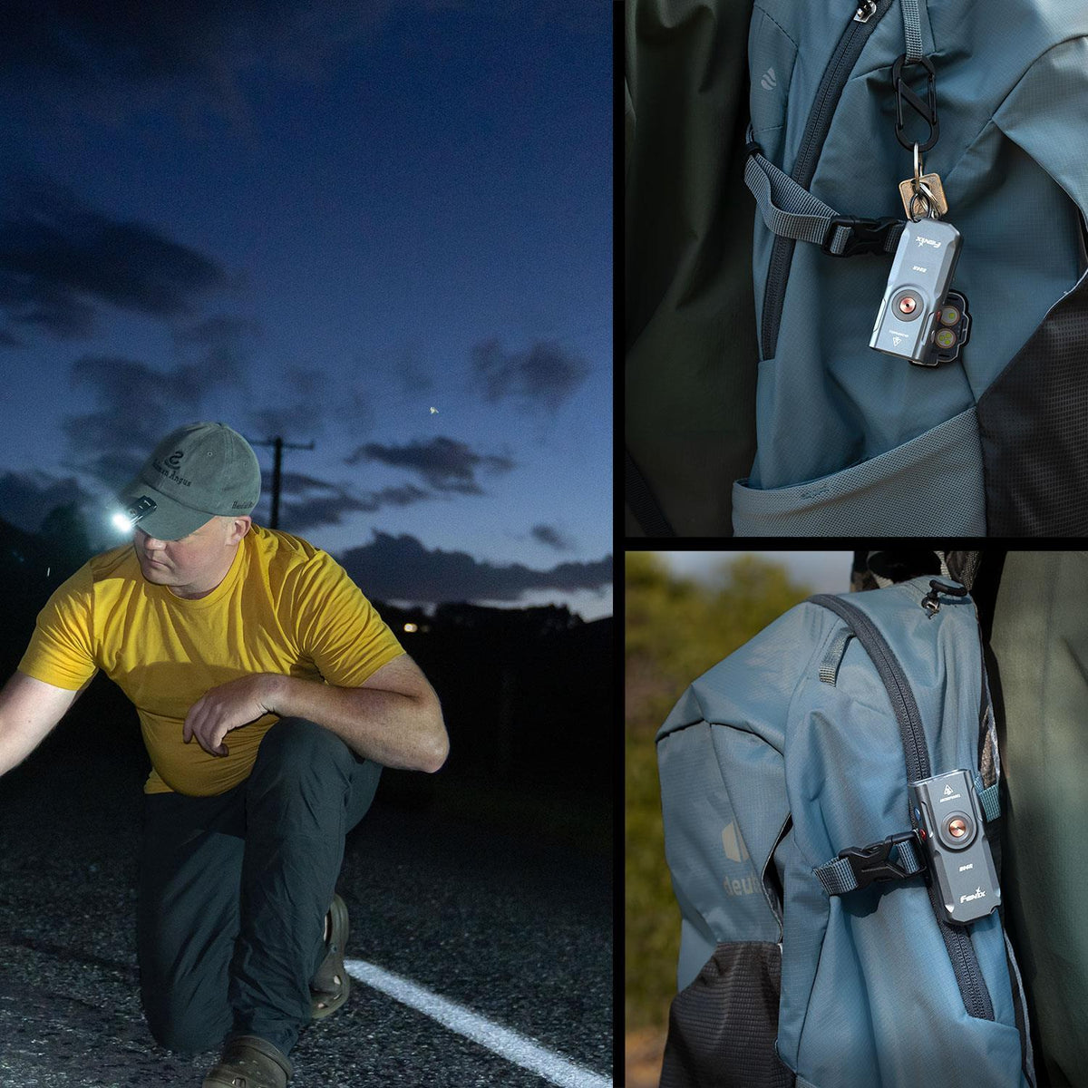 Fenix E06R – Schlüsselbundlampe mit 700 Lumen, UV-Licht und rotem Laser. Kompakte Schlüsselbundlampe für den Outdoor-Alltag.