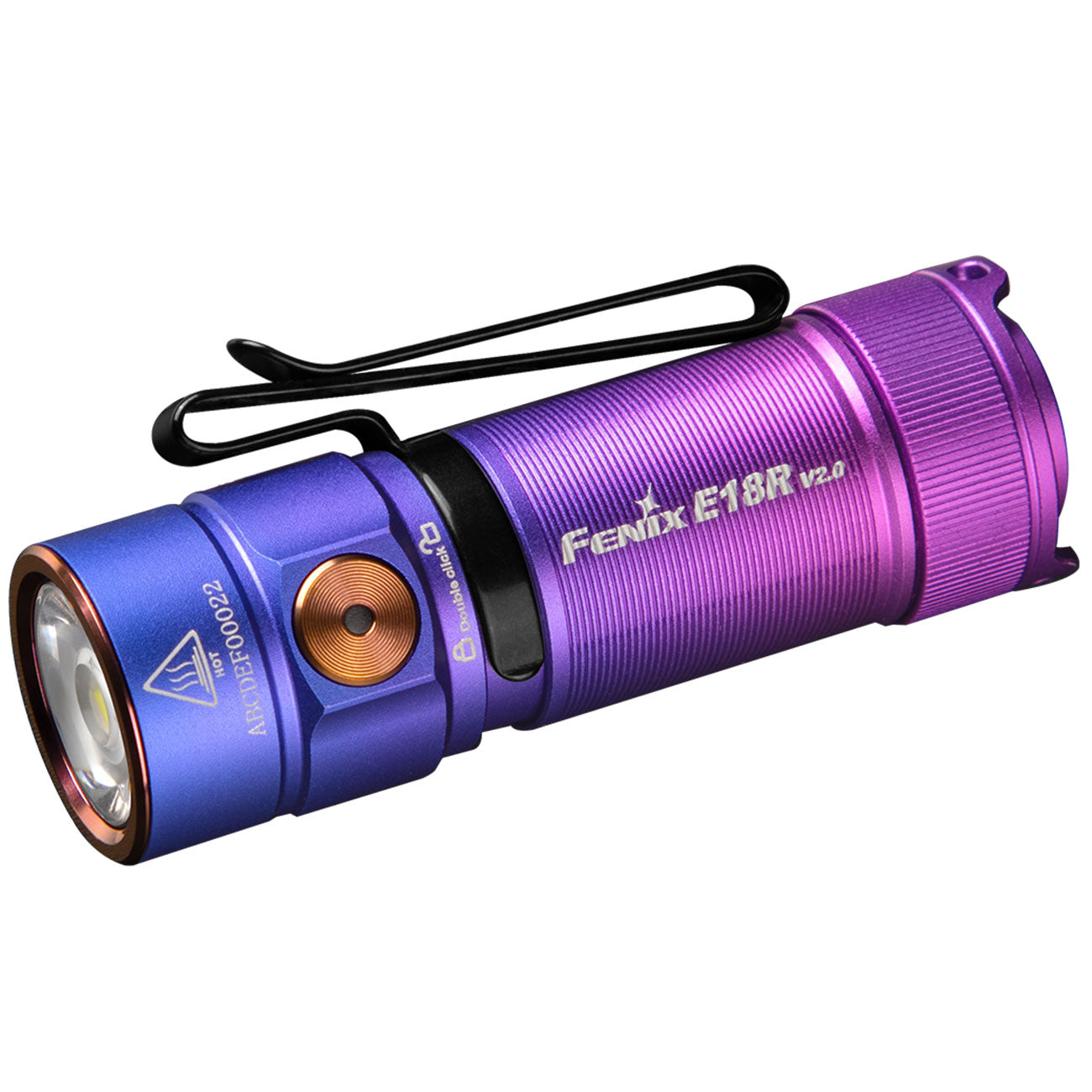 Fenix E18R V2.0 Special Edition Nebula – Taschenlampe mit 1200 lm, Akku & USB-C