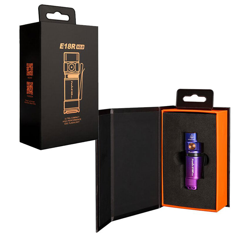 Fenix E18R V2.0 Special Edition Nebula – Taschenlampe mit 1200 lm, Akku & USB-C
