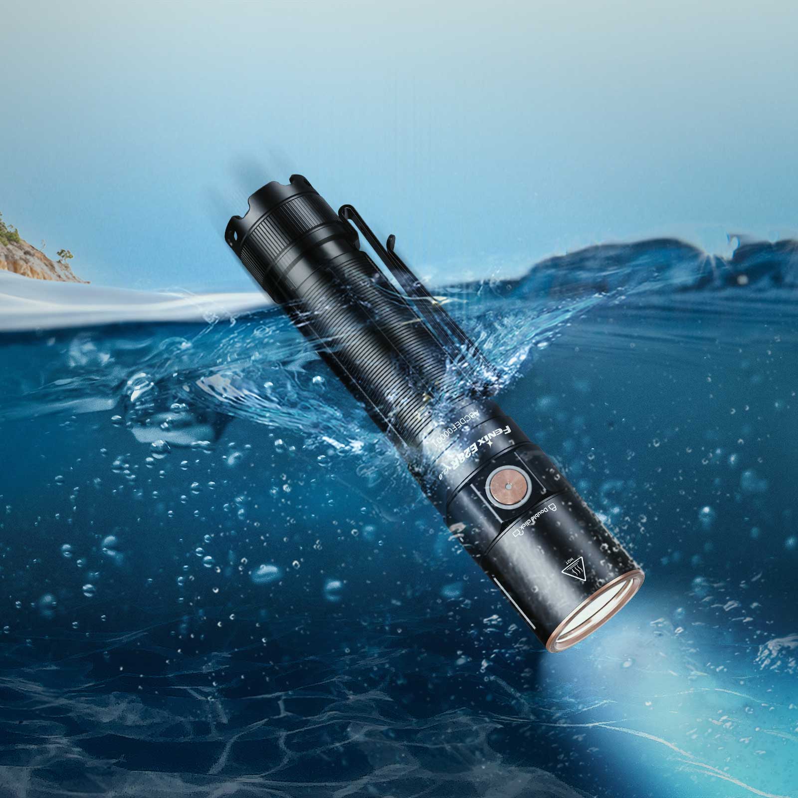 Fenix E28R V2.0 – LED-Taschenlampe mit 1700 lm, Magnet, Clip, Akku & USB-C
