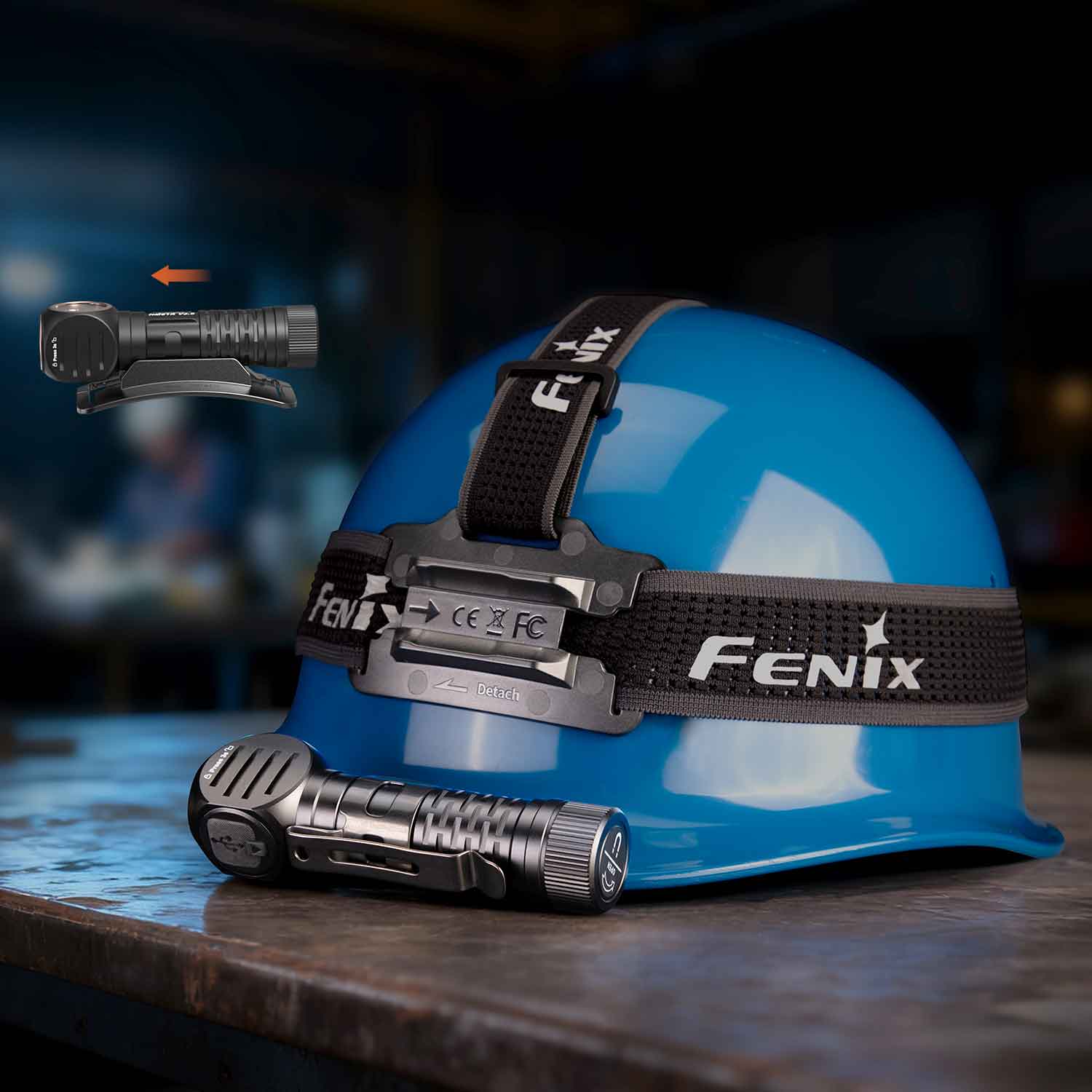 Fenix HM61R V3.0 –  Wiederaufladbare Stirnlampe mit 1800 Lumen (2 Varianten) – Detailansicht
