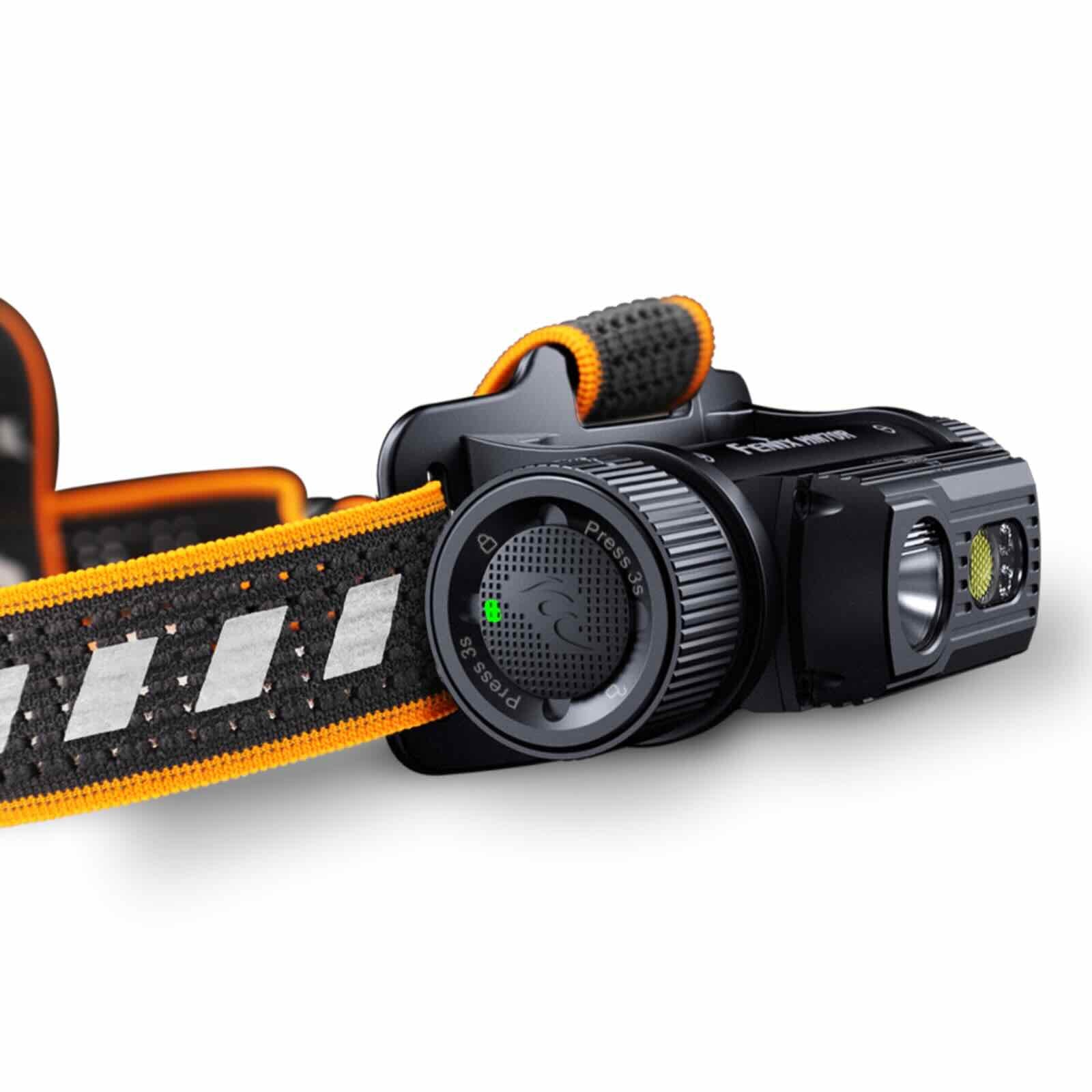 Fenix HM70R – Stirnlampe mit 1600 lm, Spot-, Flut- & Rotlicht, Akku & USB-C