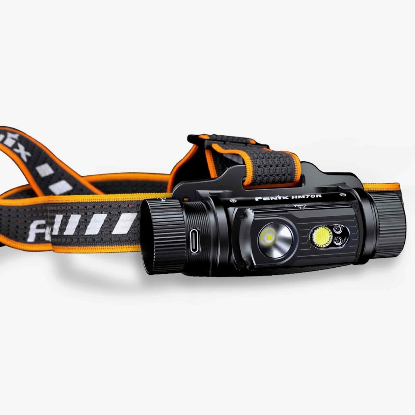 Fenix HM70R – Stirnlampe mit 1600 lm, Spot-, Flut- & Rotlicht, Akku & USB-C