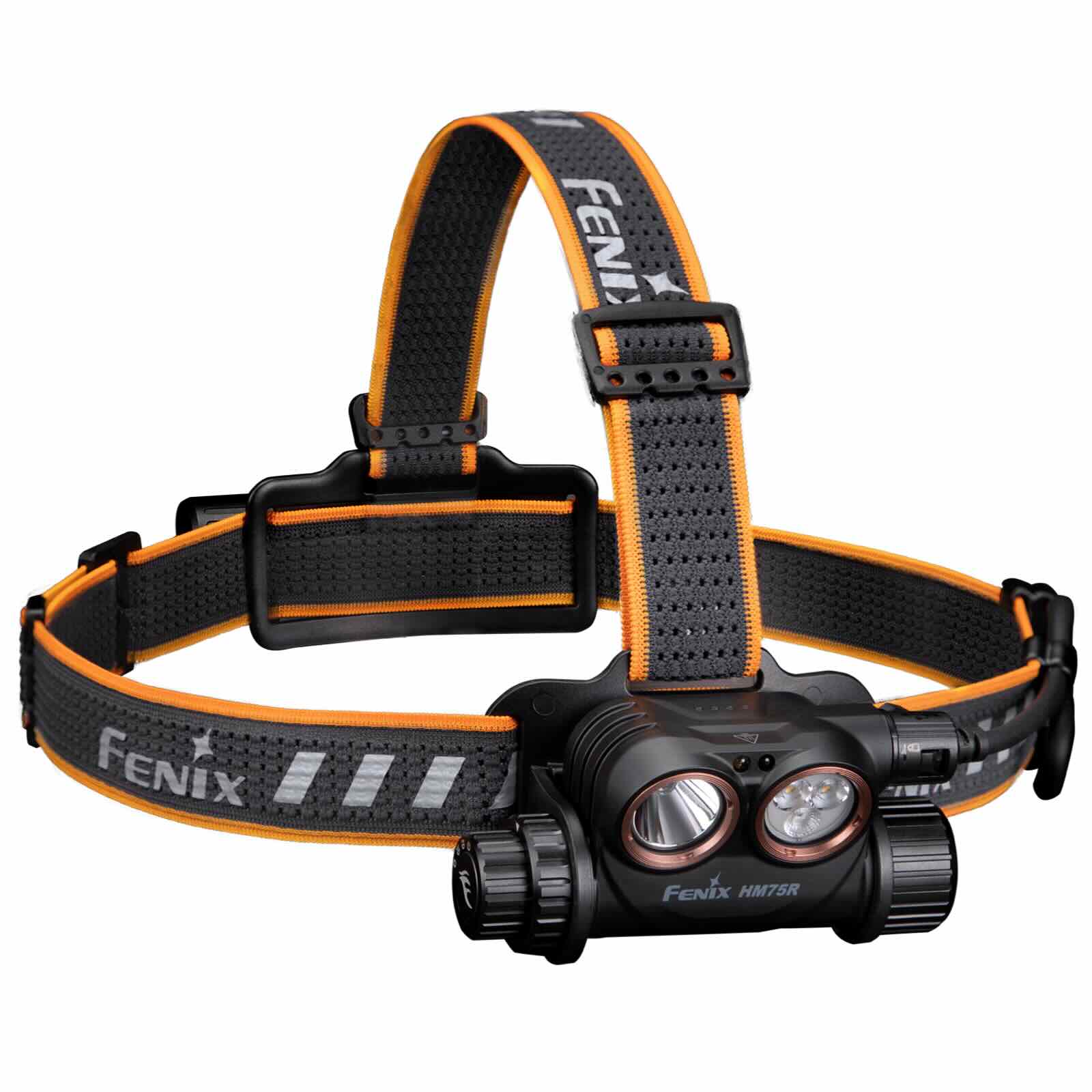Fenix HM75R – Stirnlampe mit 1600 lm, Dual-Akku-System, Spot-, Flut- & Rotlicht