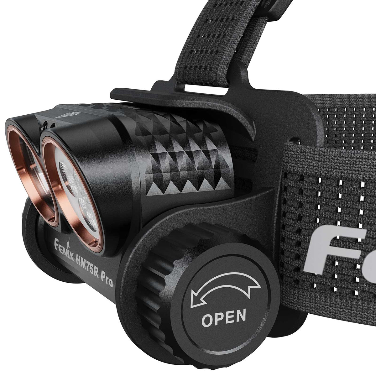 Fenix HM75R Pro – Stirnlampe mit 3500 lm, Spot-/Flutlicht, Rotlicht & 5500-mAh-Akku