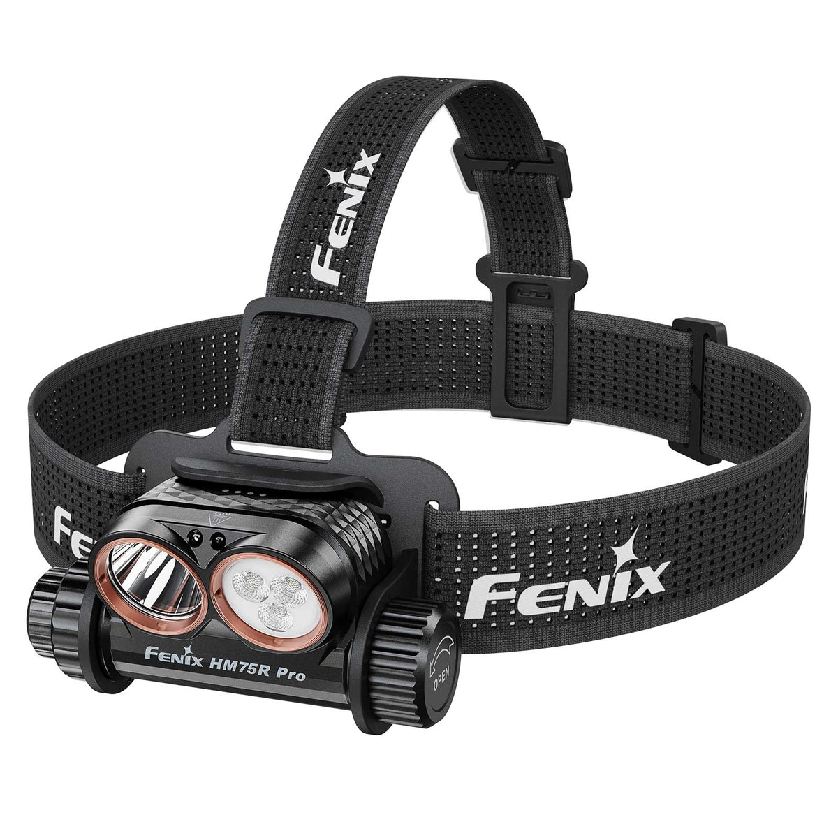 Fenix HM75R Pro – Stirnlampe mit 3500 lm, Spot-/Flutlicht, Rotlicht & 5500-mAh-Akku