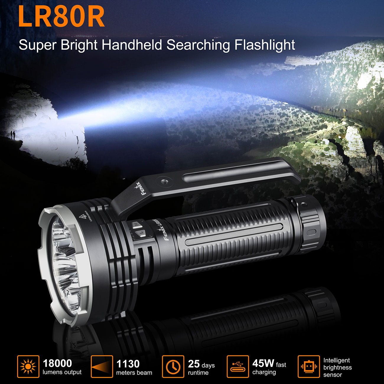 Fenix LR80R LED Suchscheinwerfer 18000 Lumen